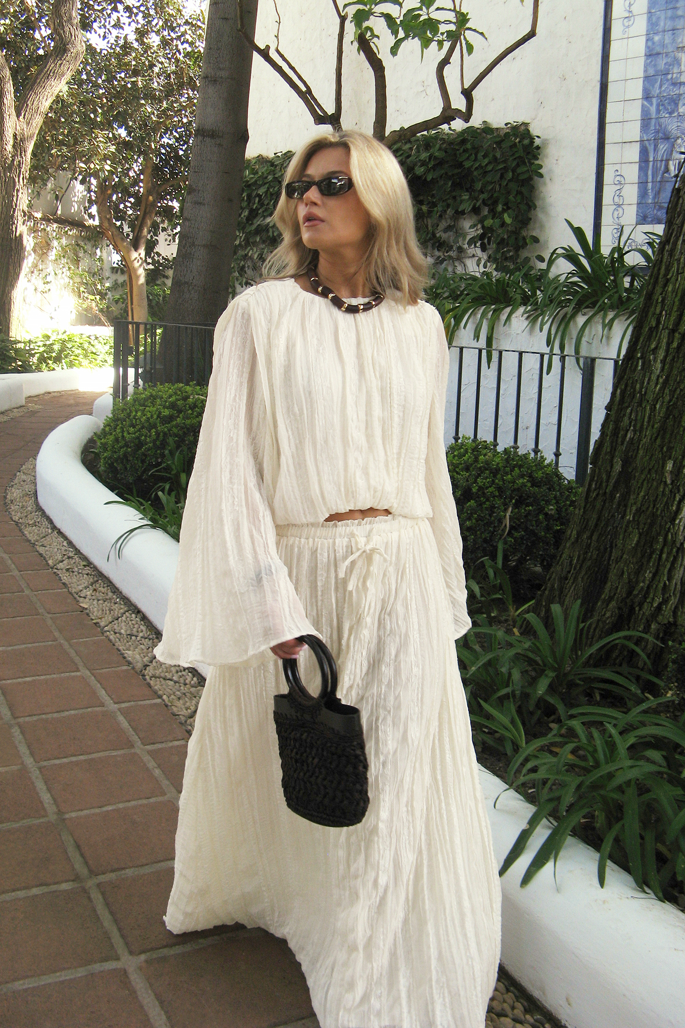 flowy skirt dress 100% Cotton Tan Maxi Skirt - All Skirts