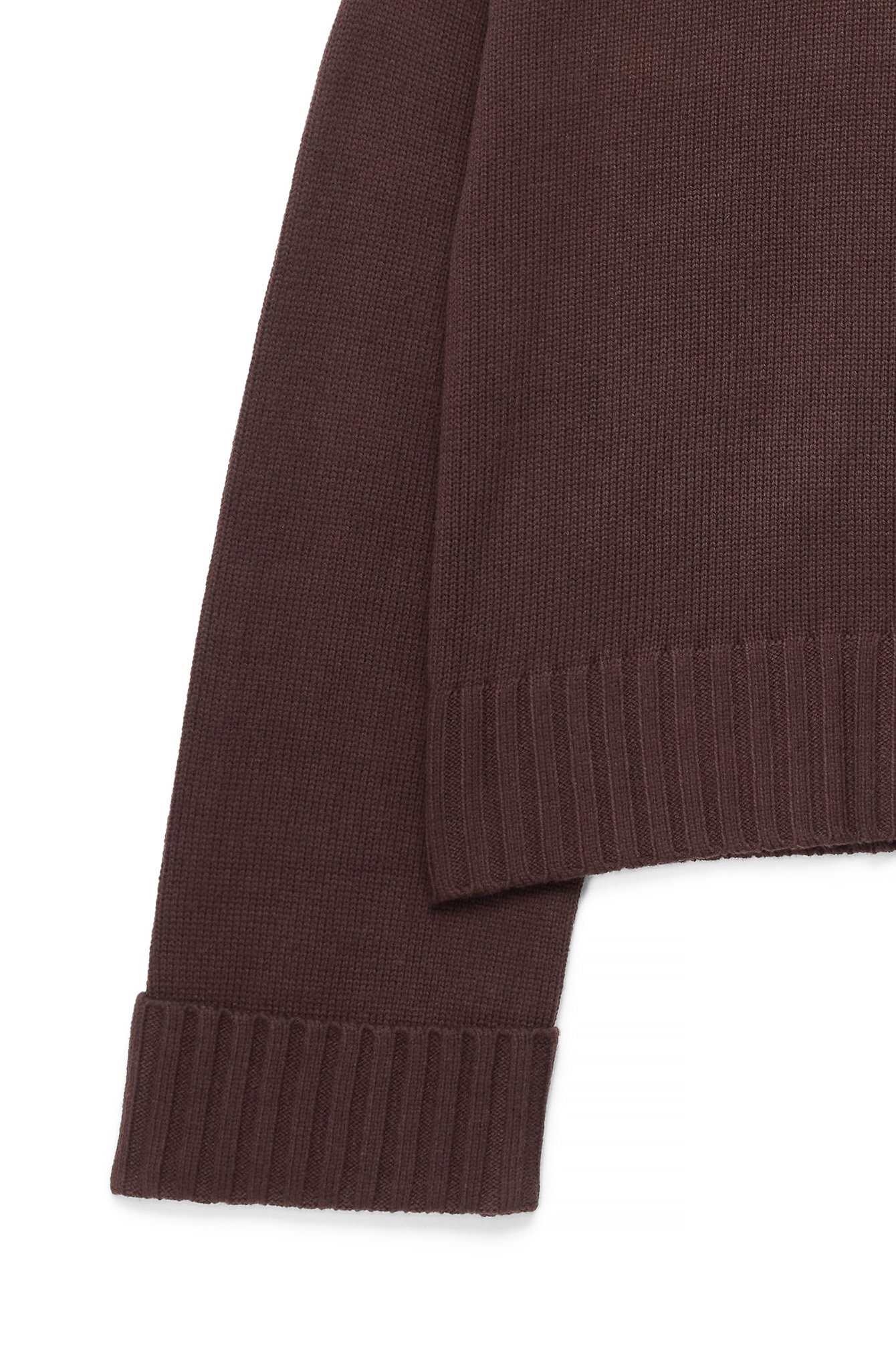 Wool Knitted Oversized Cardigan Brown | NA-KD