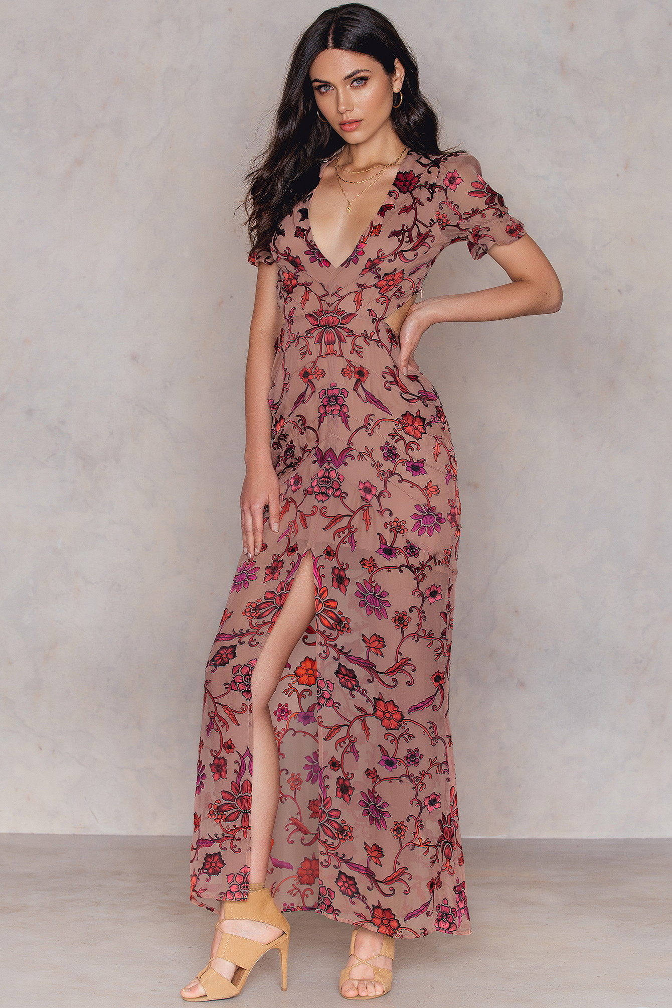 Saffron Maxi Dress Multicolor NAKD