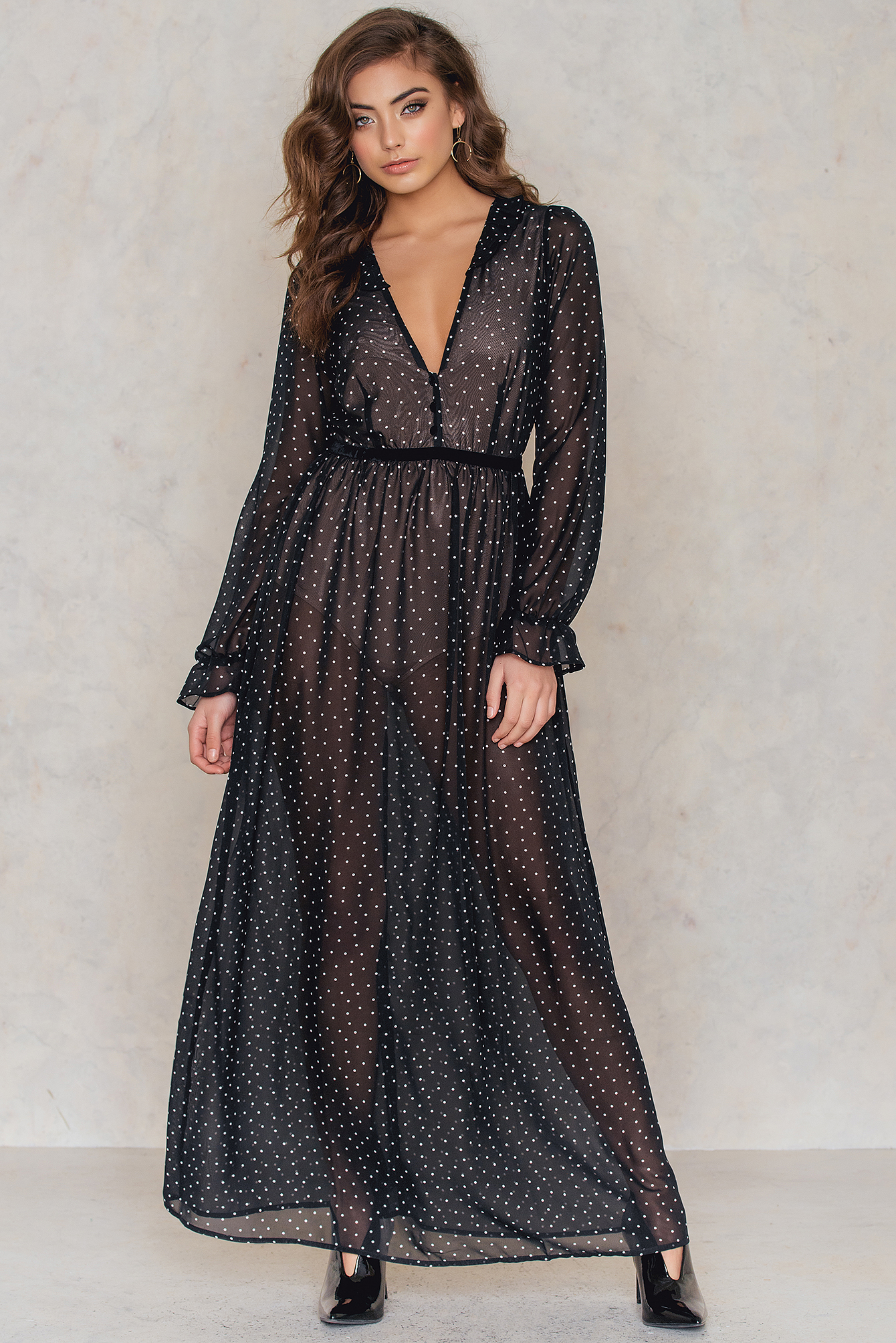 Truffles Maxi Dress Blå