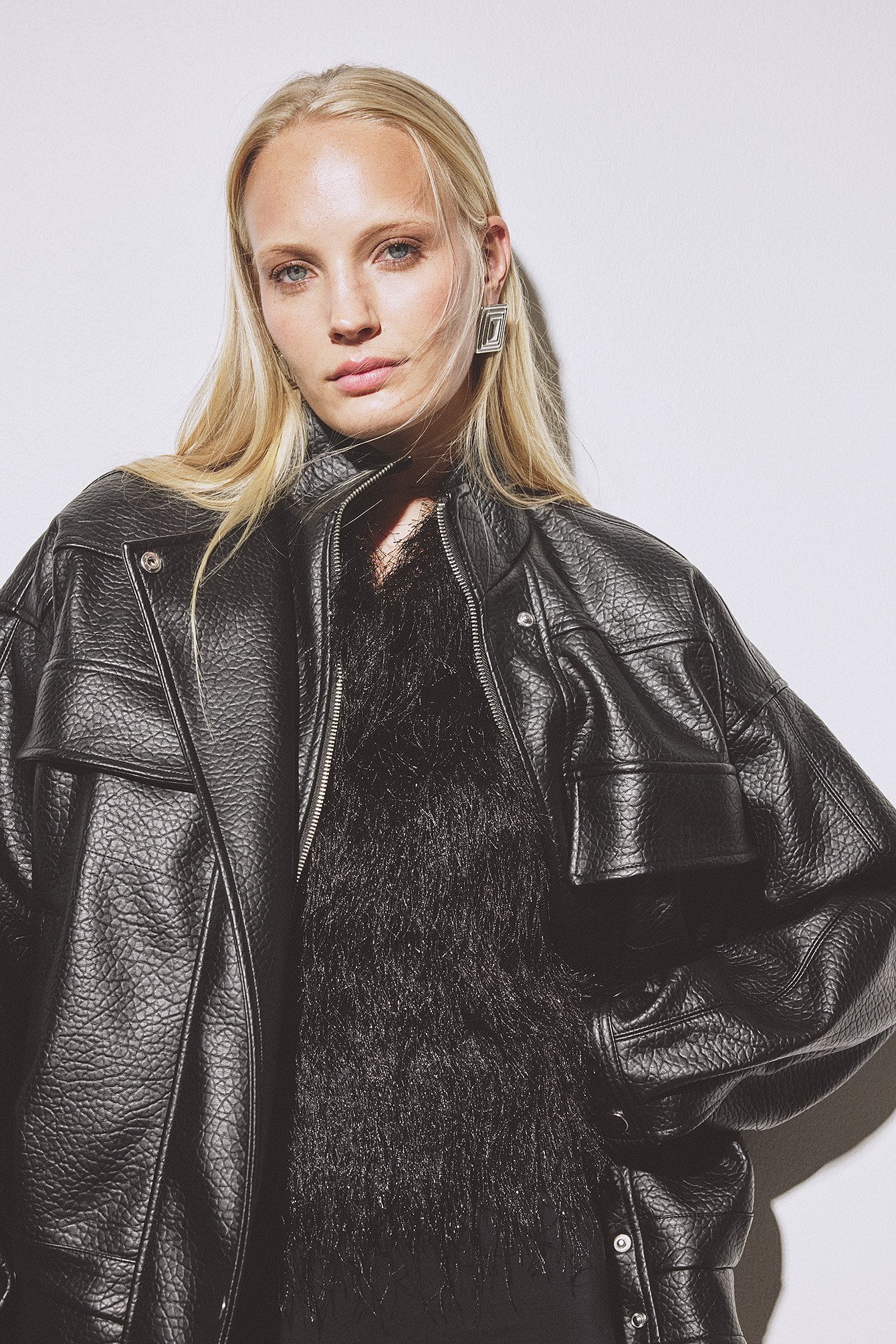 NA-KD Fringe Halterneck Top - Open Back Tops - Black - XL (EU 46) - NA-KD / NAKD