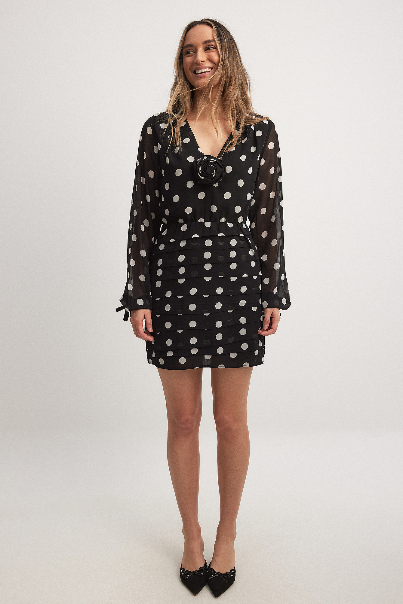 Robe à Pois Bleue R&K Taille 4 - Neuve Avec étiquettes