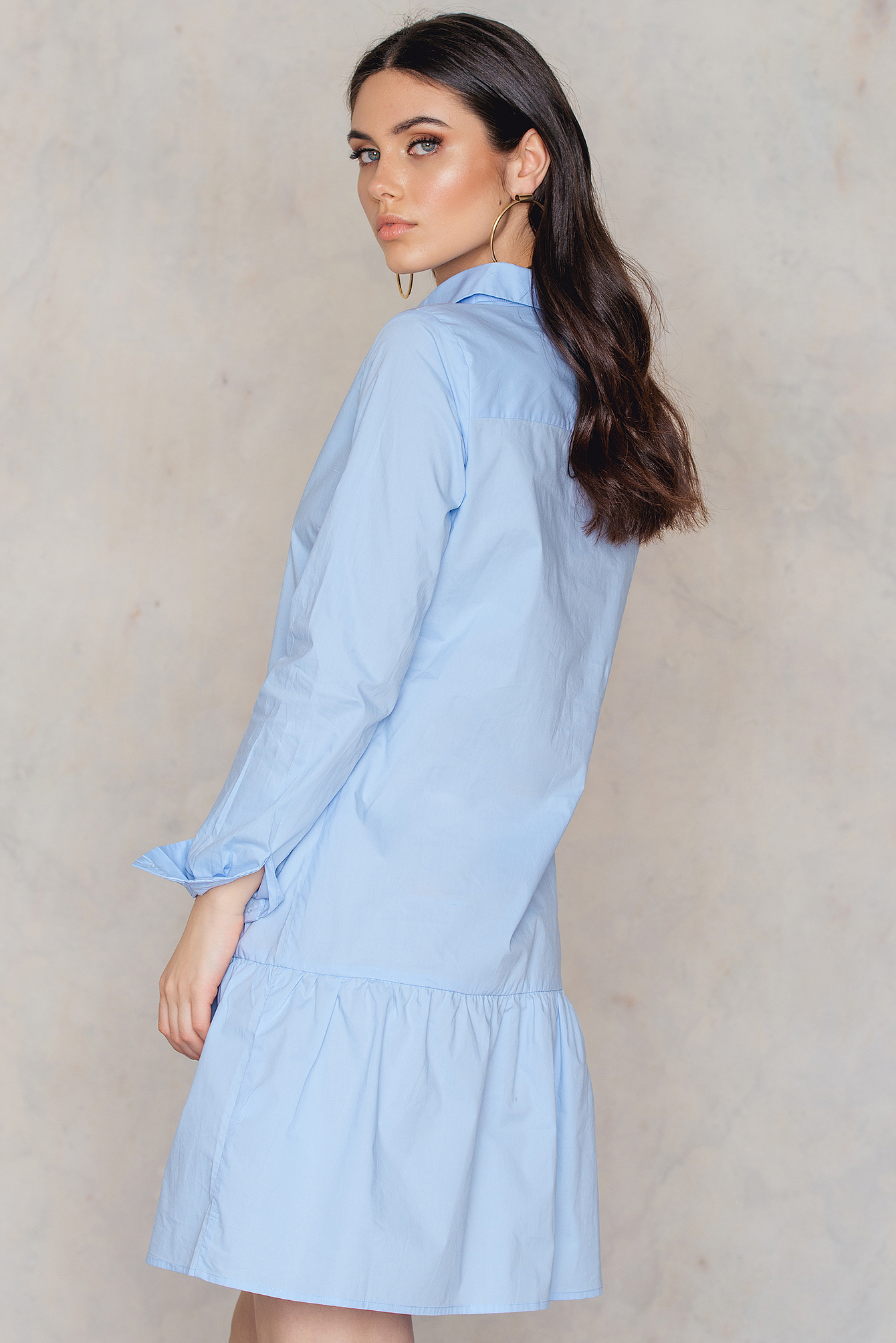 Inesa Dress Blue | na-kd.com