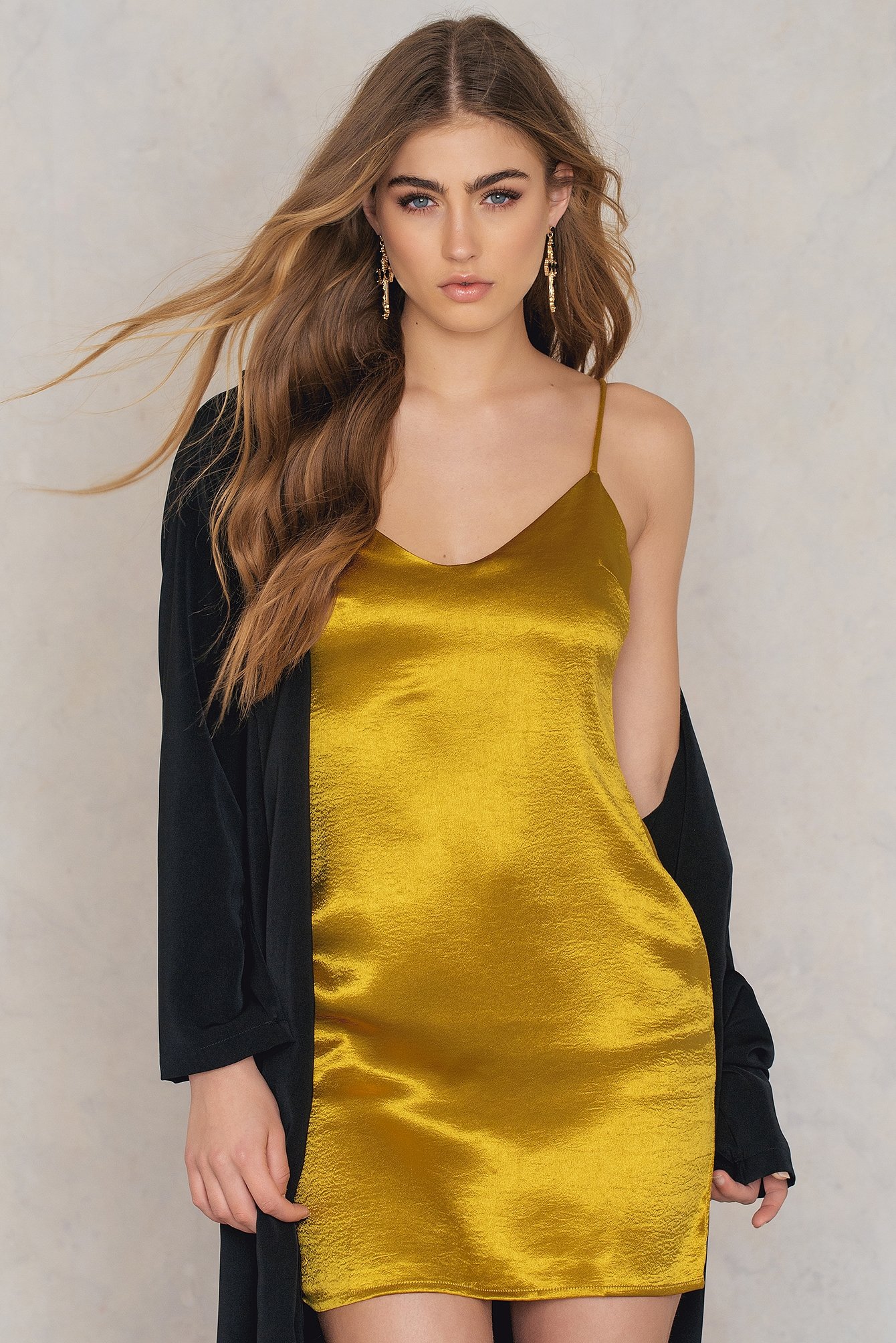 Satin Cami Dress Gul