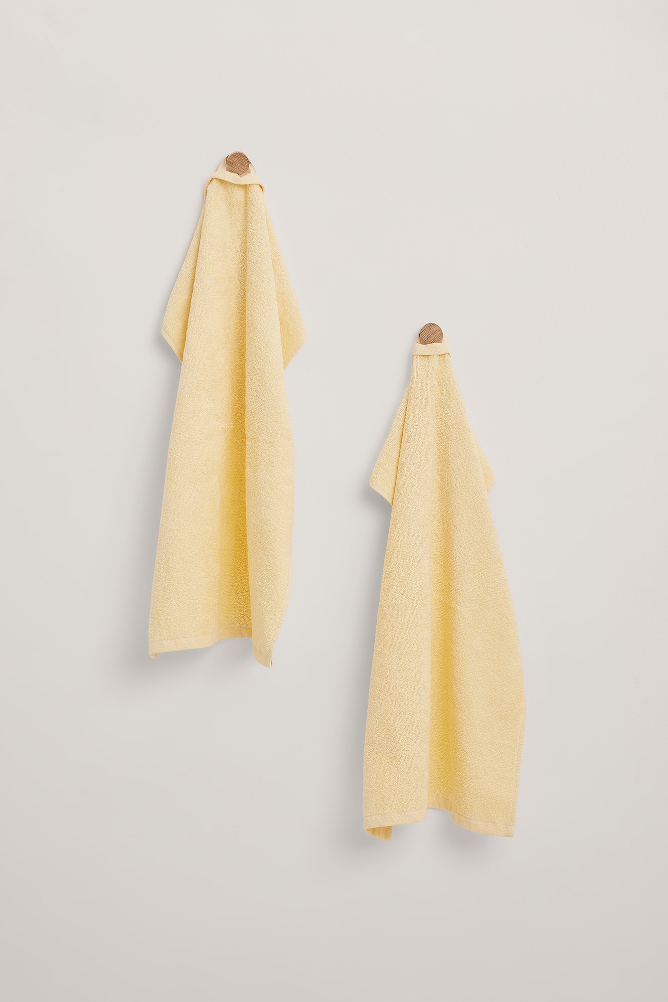 Yellow Pacco da 2 asciugamani per ospiti
