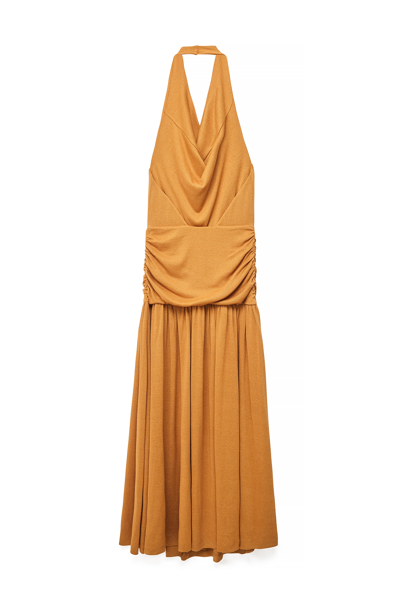green emerald velvet dress Elestria Maxi Dress Orange Stripe