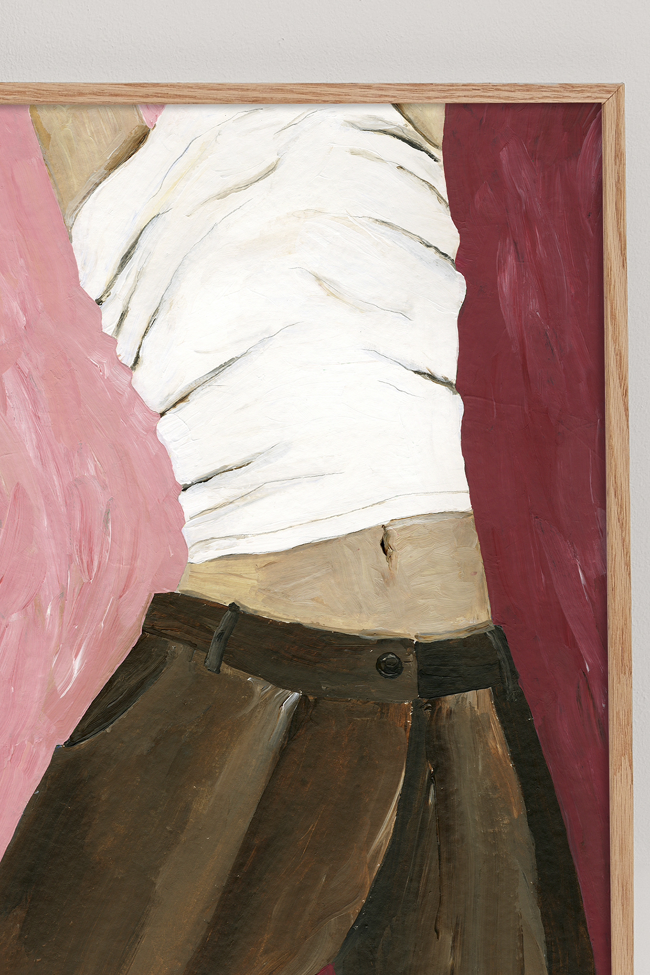 Pleated poster