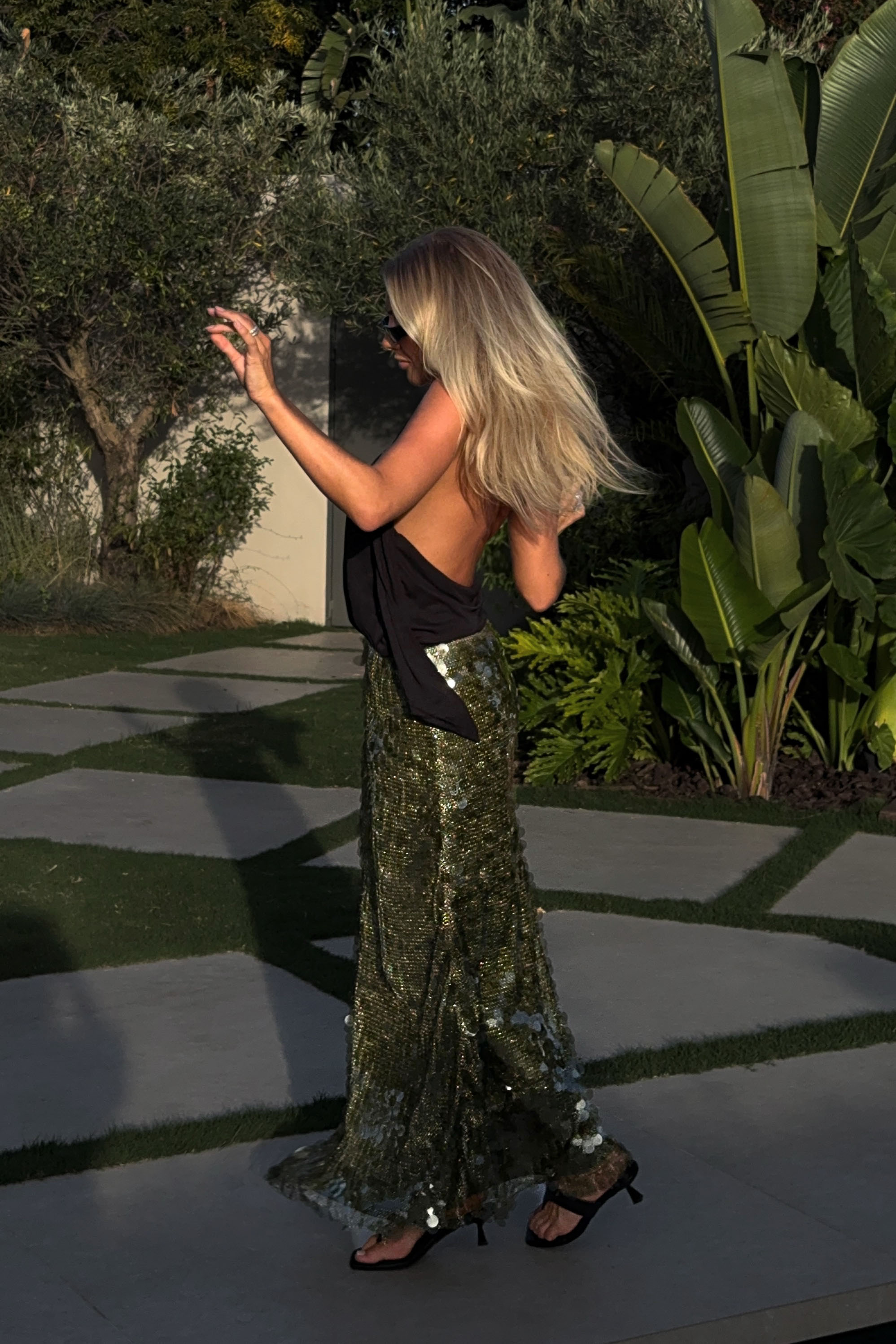 green emerald velvet dress Silver Sequin Mini Jaspre Skirt  Never Fully Dressed