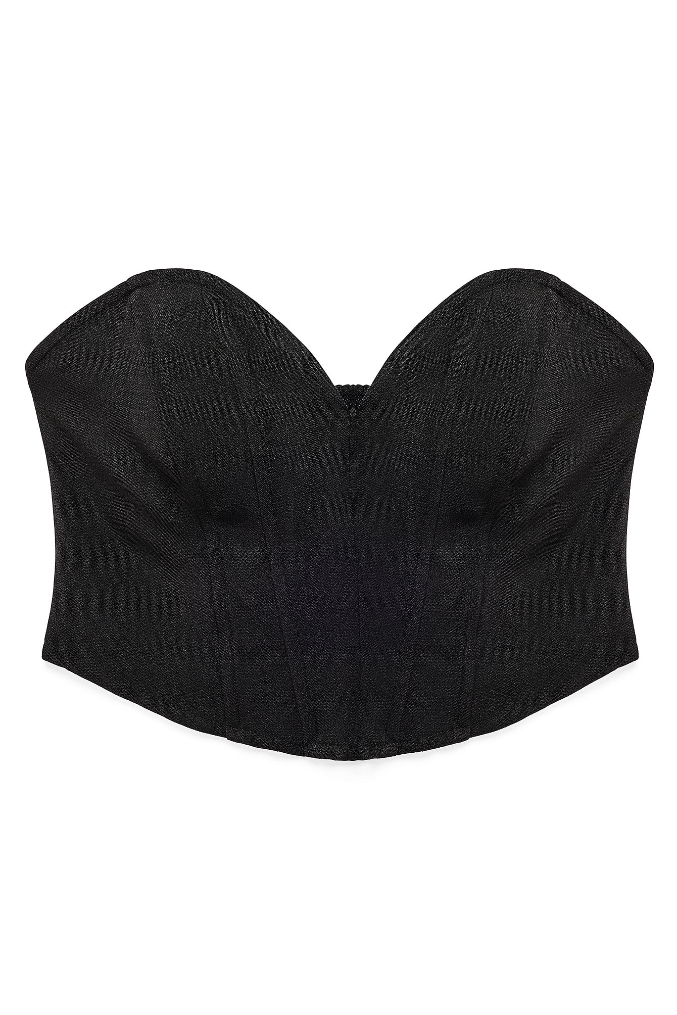 Underwired Lace Corset Black | NA-KD