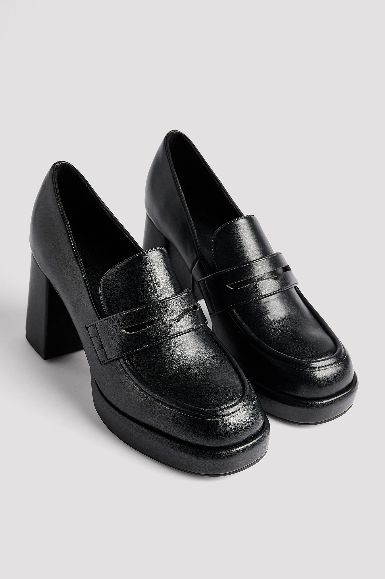 High Heel Loafers Black | NA-KD