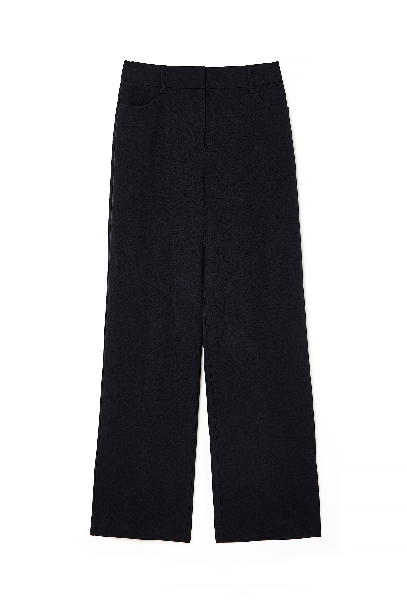 High waisted casual suit pants