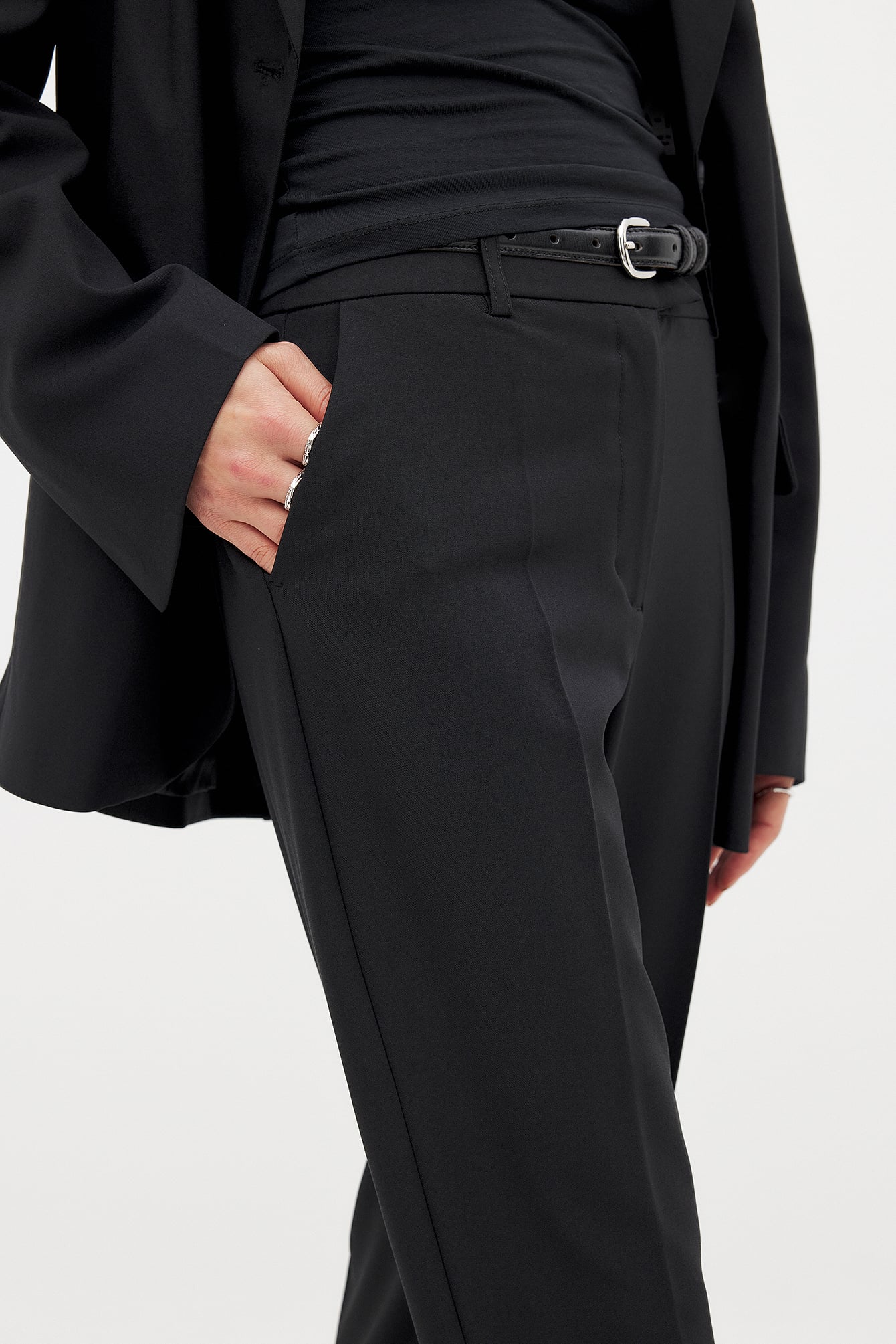 k*i様 New standard straight pants (BLACK) k*i様 New standard straight pants (BLACK) - メルカリ