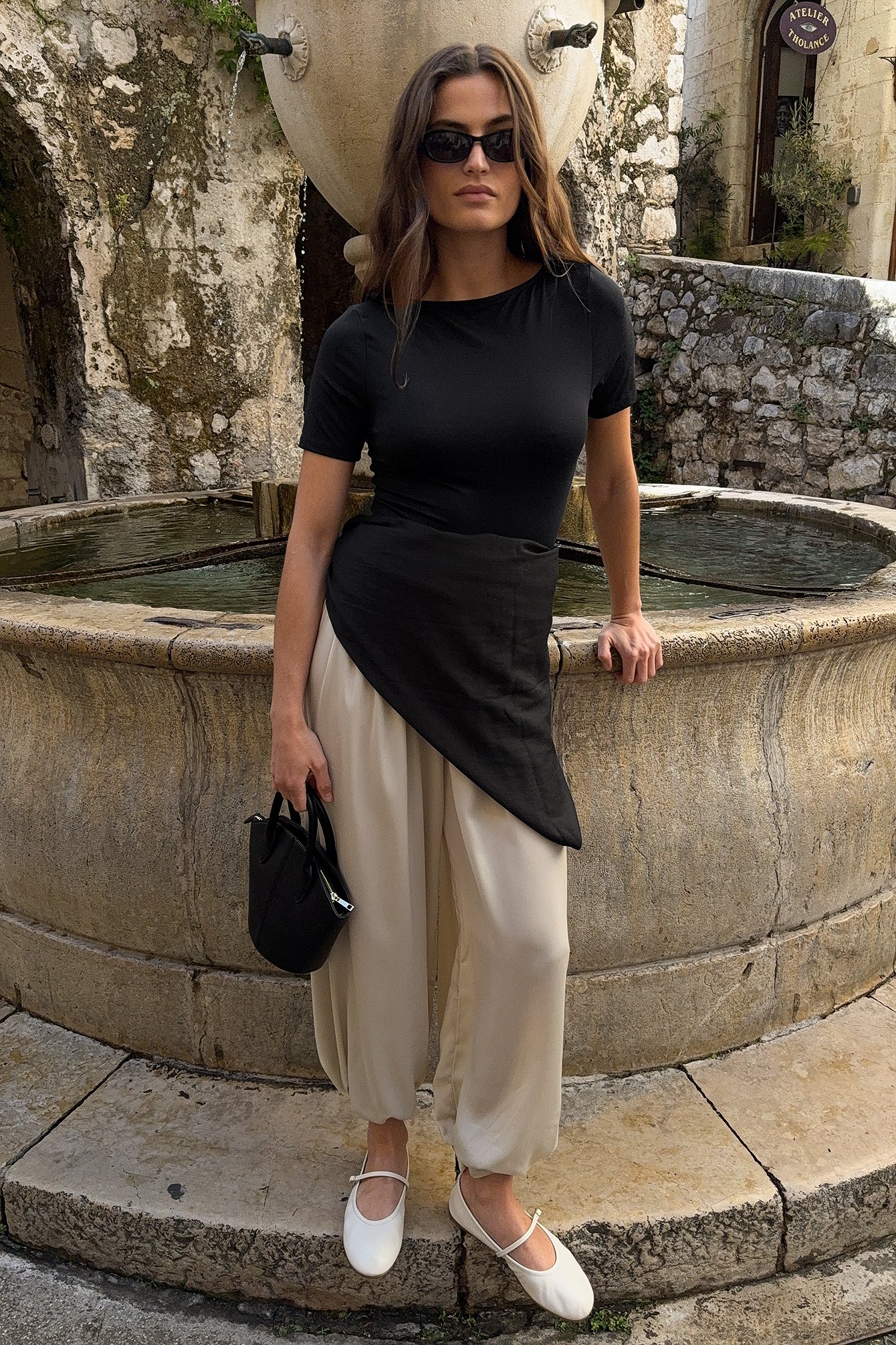 NA-KD High Waist Wide Leg Pants - High Waisted Pants - Beige - EU 32 - NA-KD / NAKD