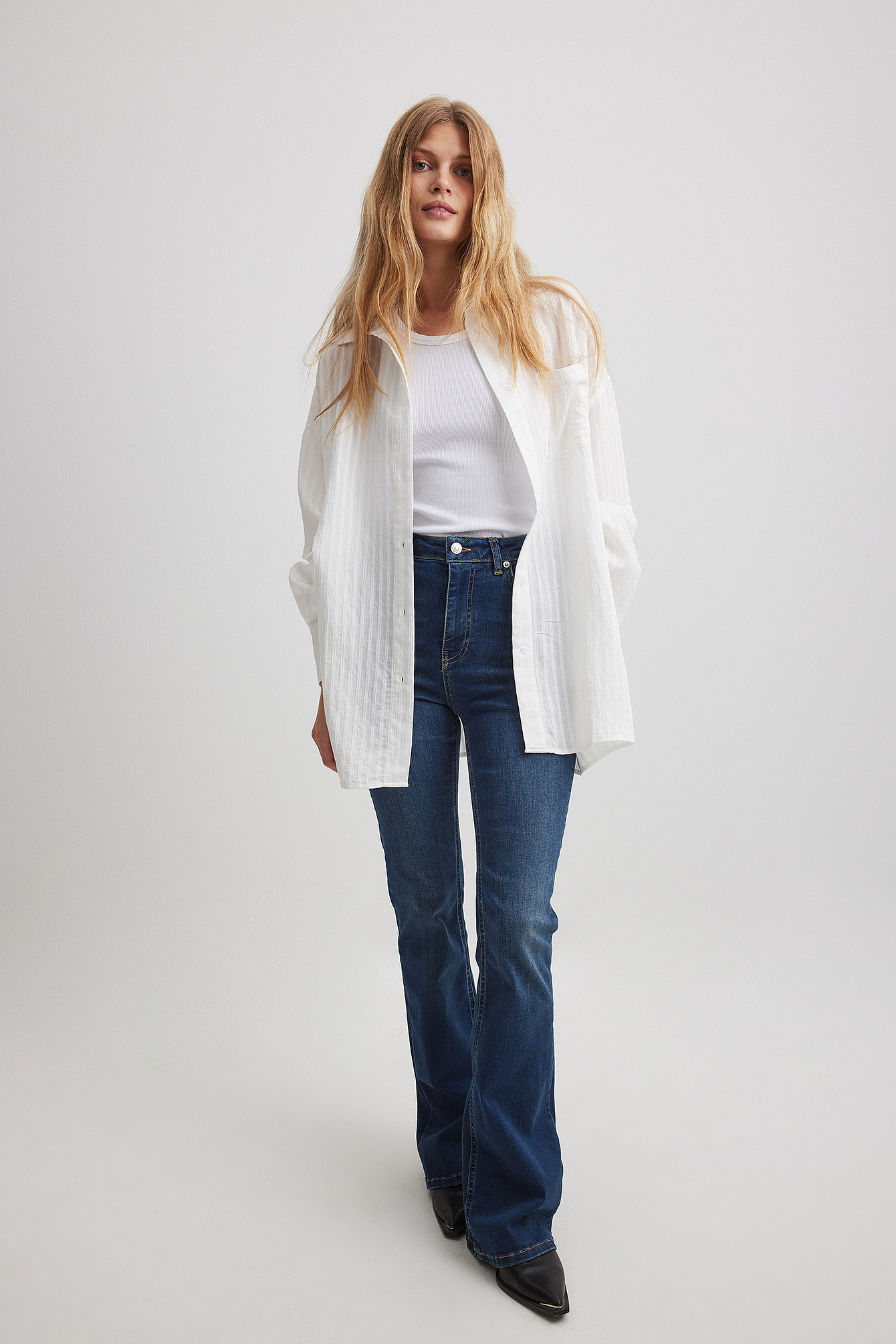 High waist stretch jeans