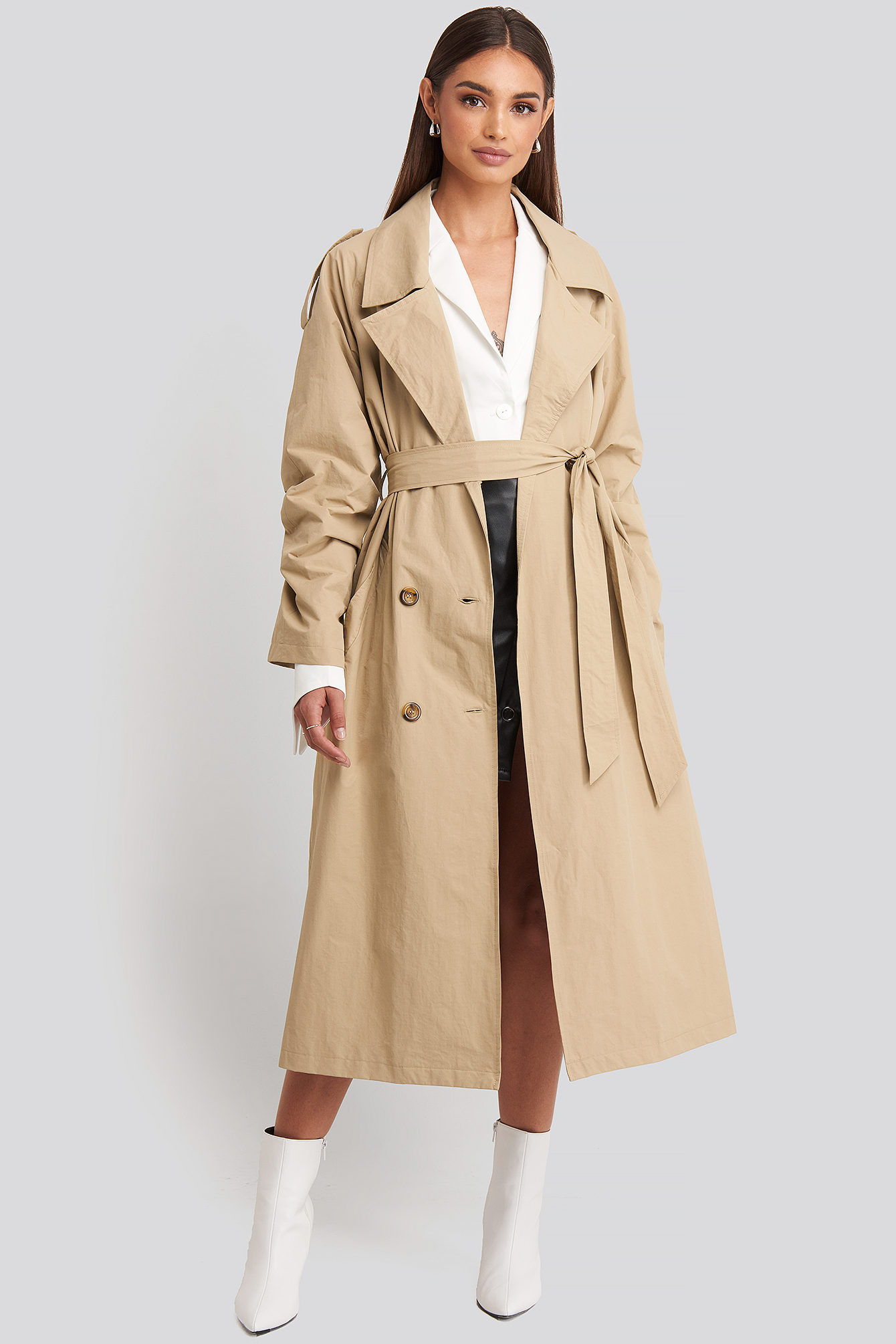 Oversize Trenchcoat Beige