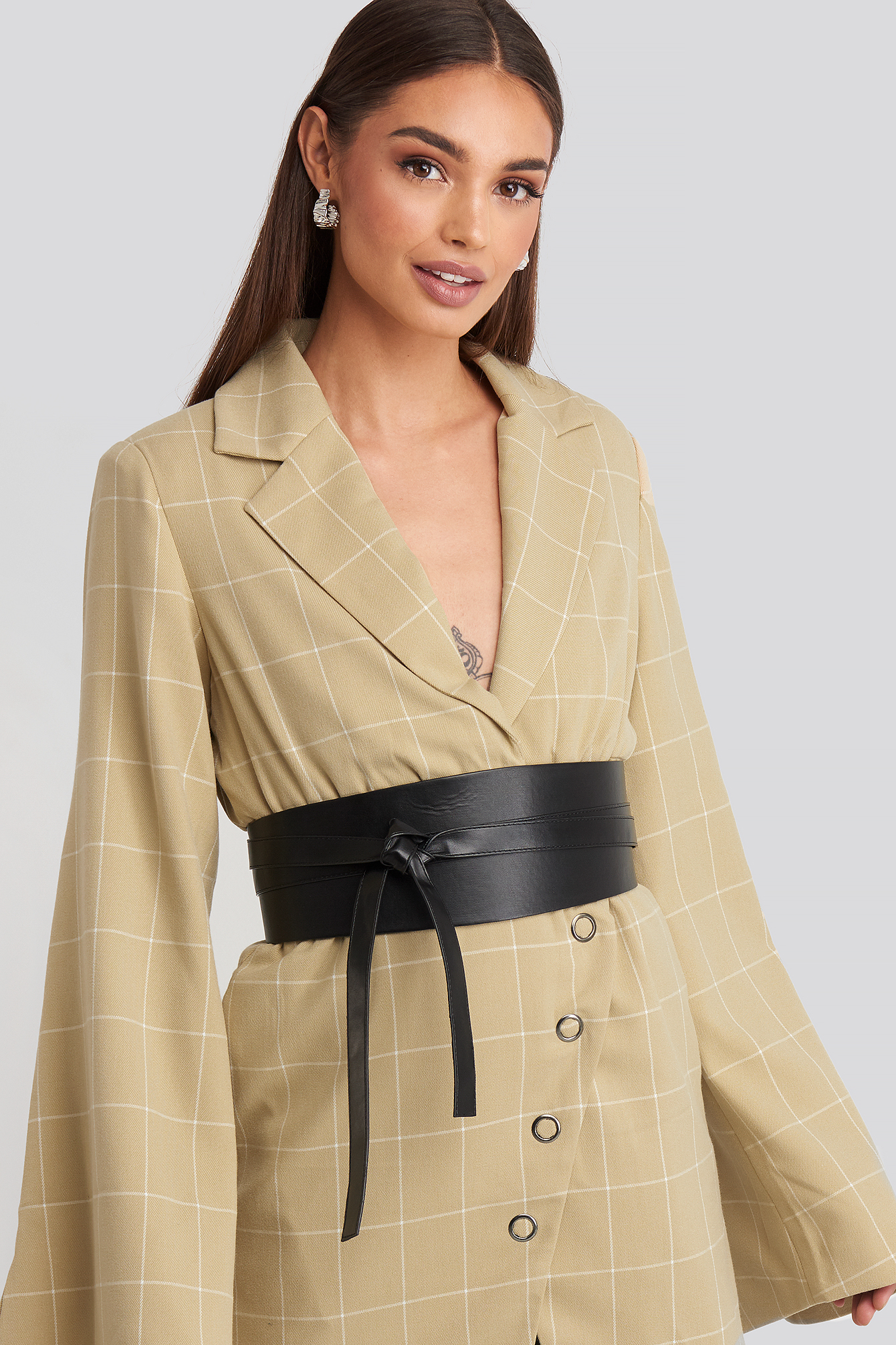 Wide Waist Belt Black
