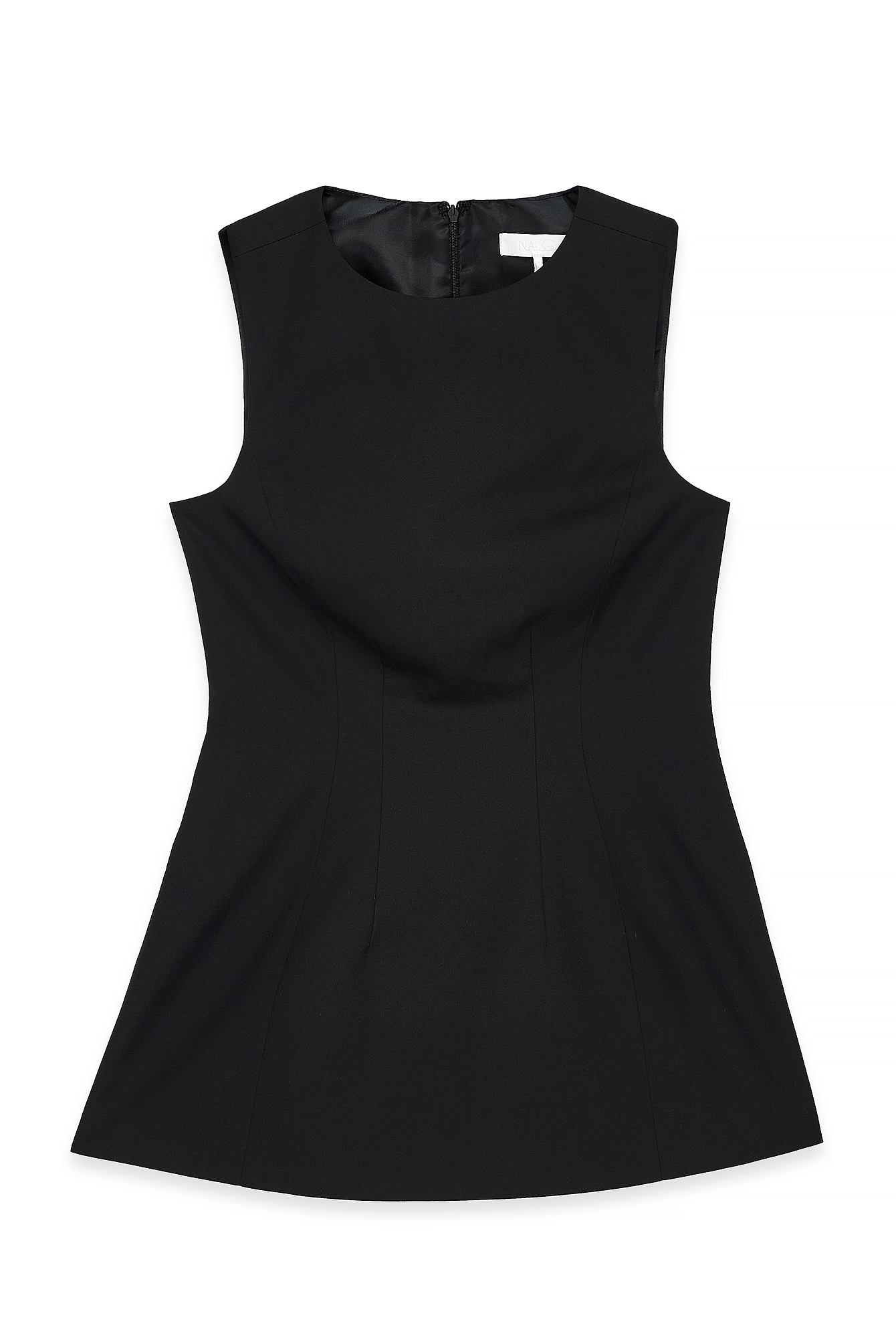 Tailored Peplum Top Black | NA-KD