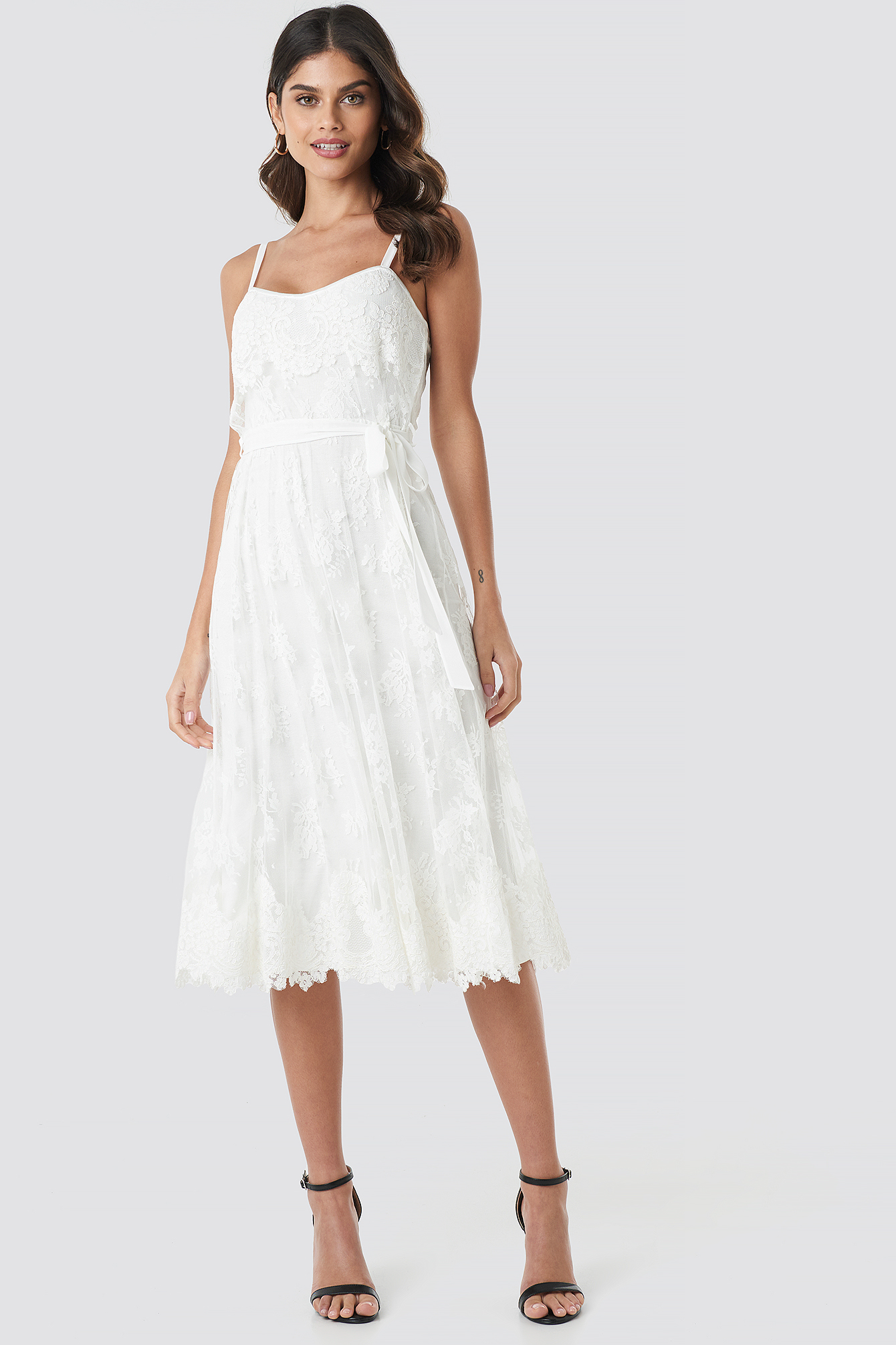 Melodie Midi Dress Ivory