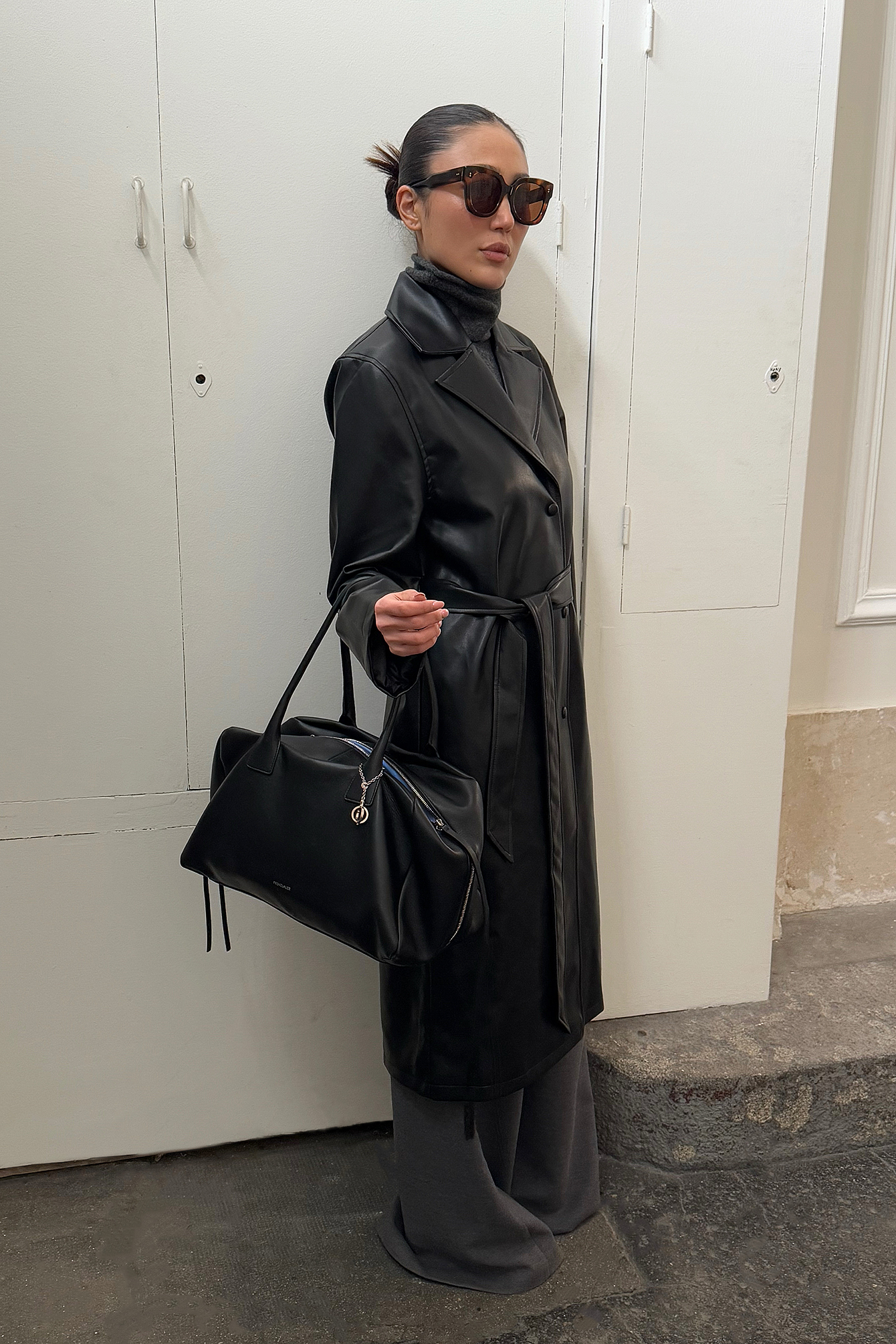 Pu Coat Black | NA-KD