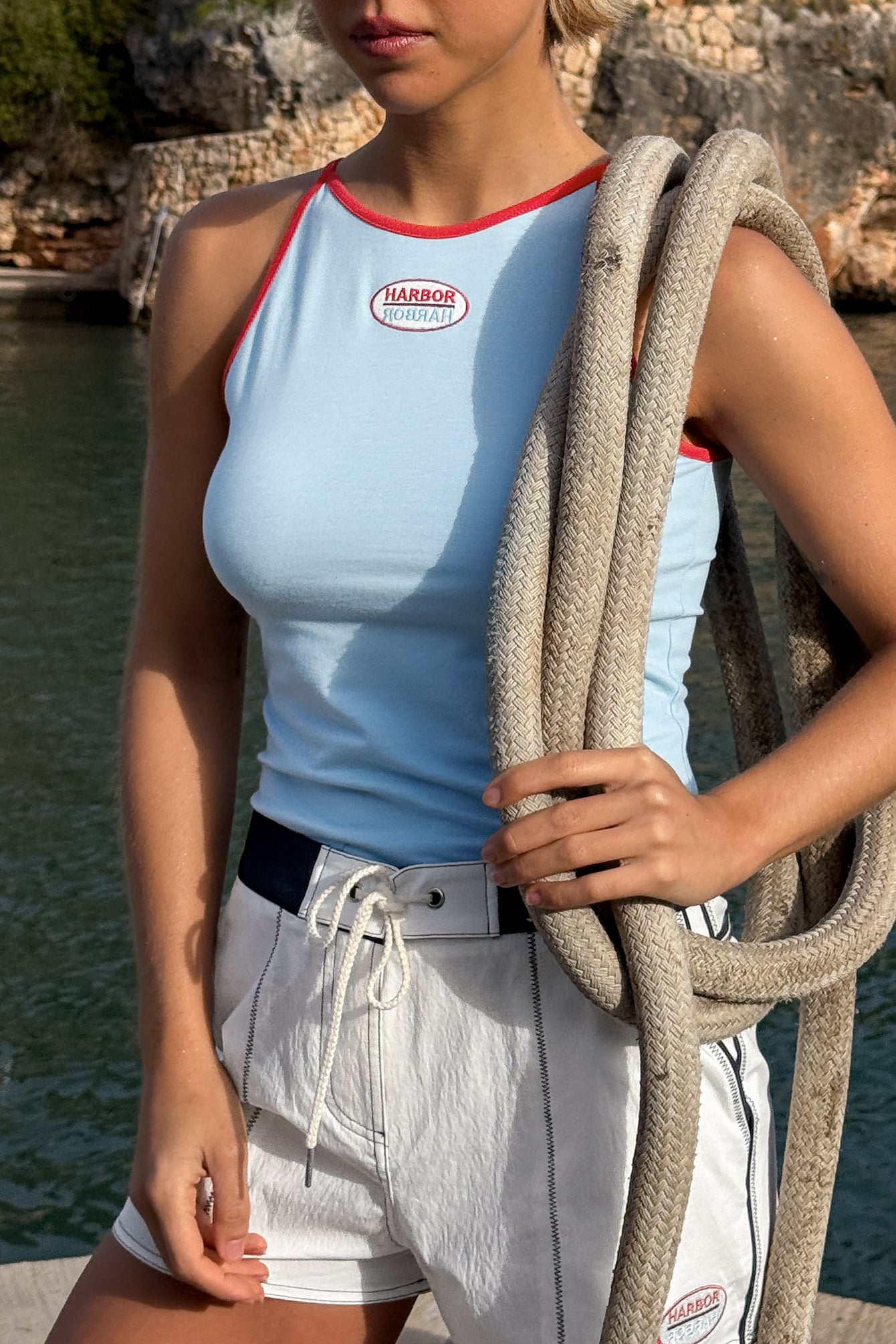 Jersey tank top