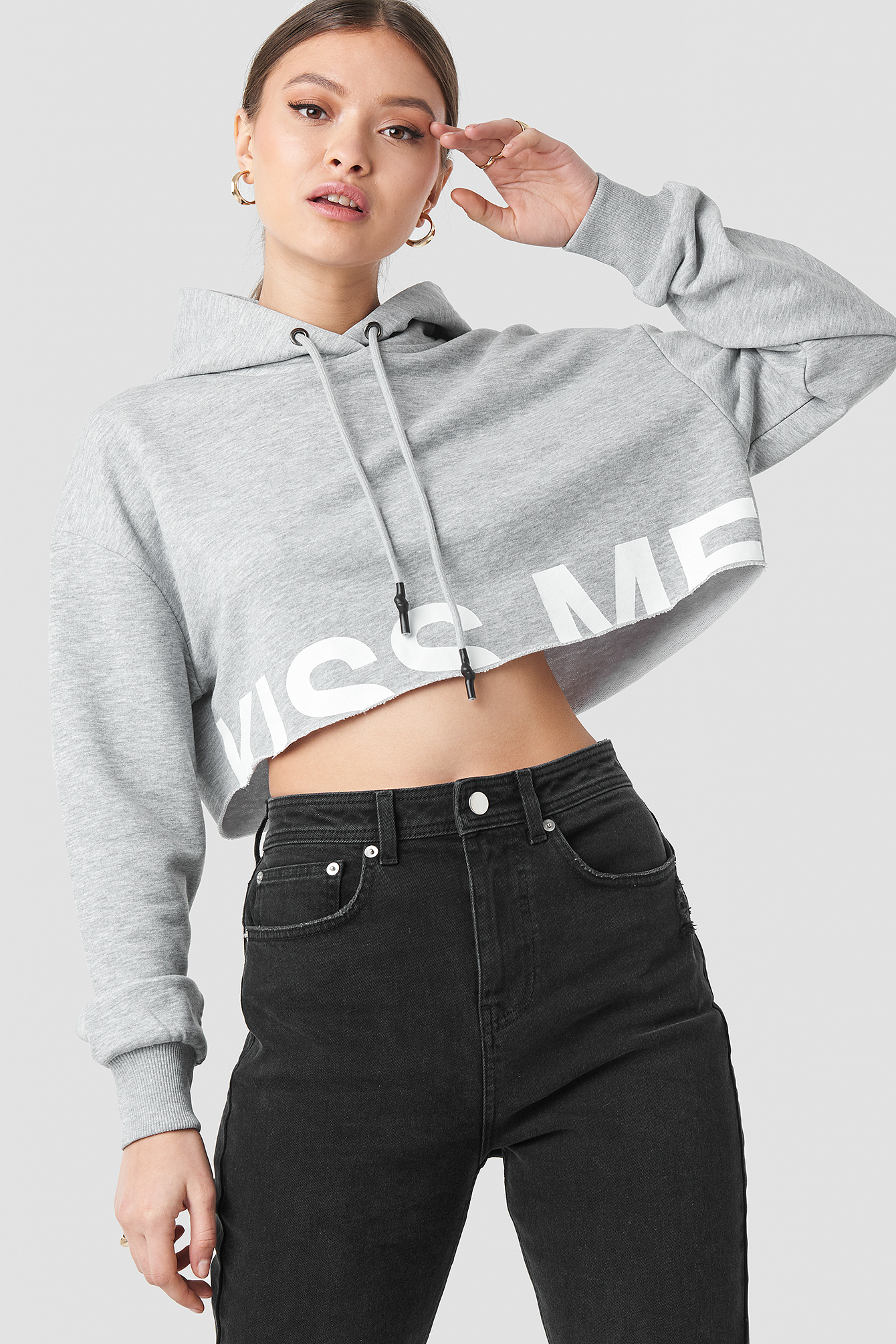 Crop Oversized Hoodie | escapeauthority.com