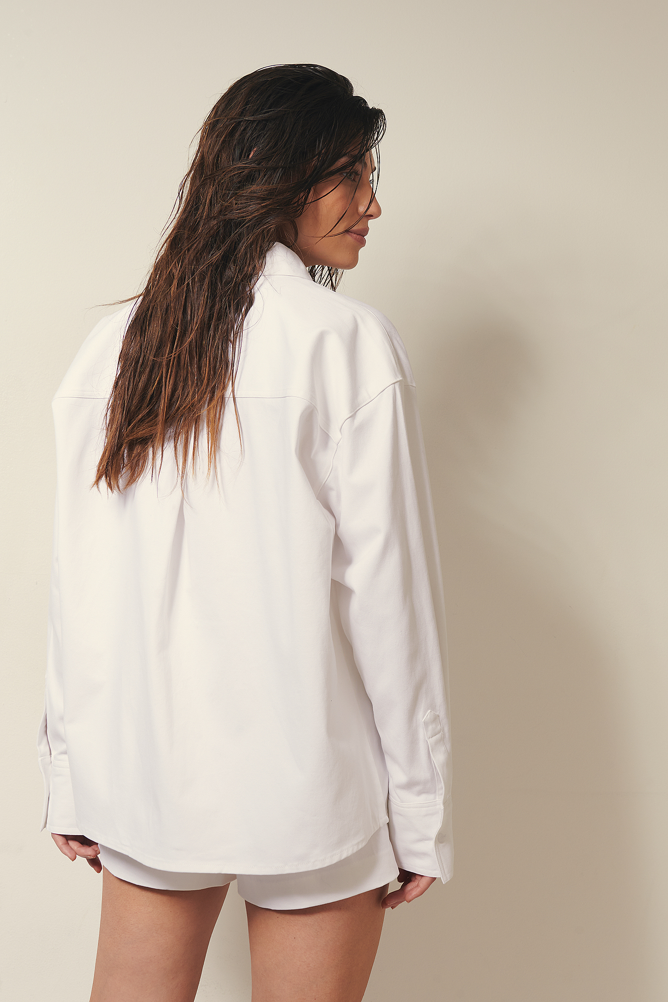 Heavy Cotton Shirt White | na-kd.com