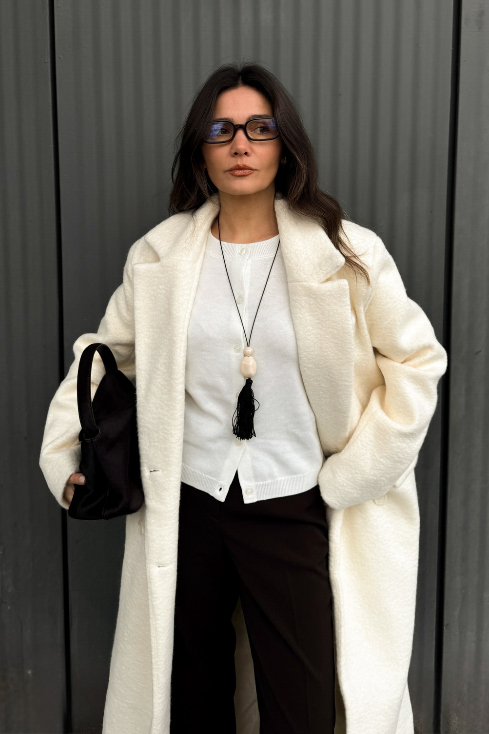 Fine Knitted Cardigan Offwhite | NA-KD