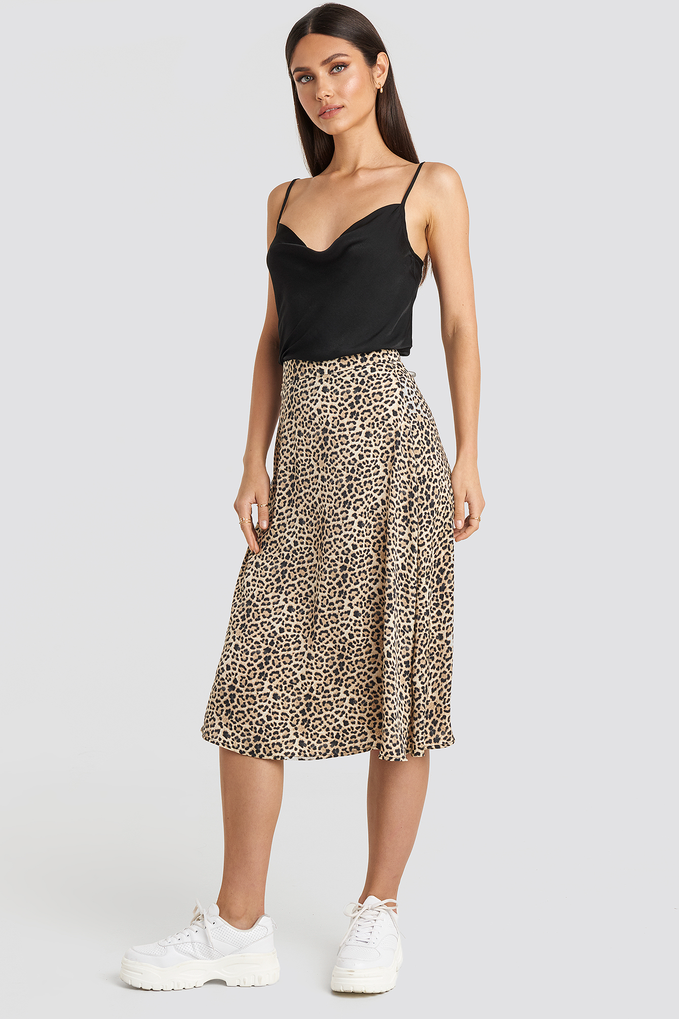 Leo Midi Skirt Multicolor Na Kd Com