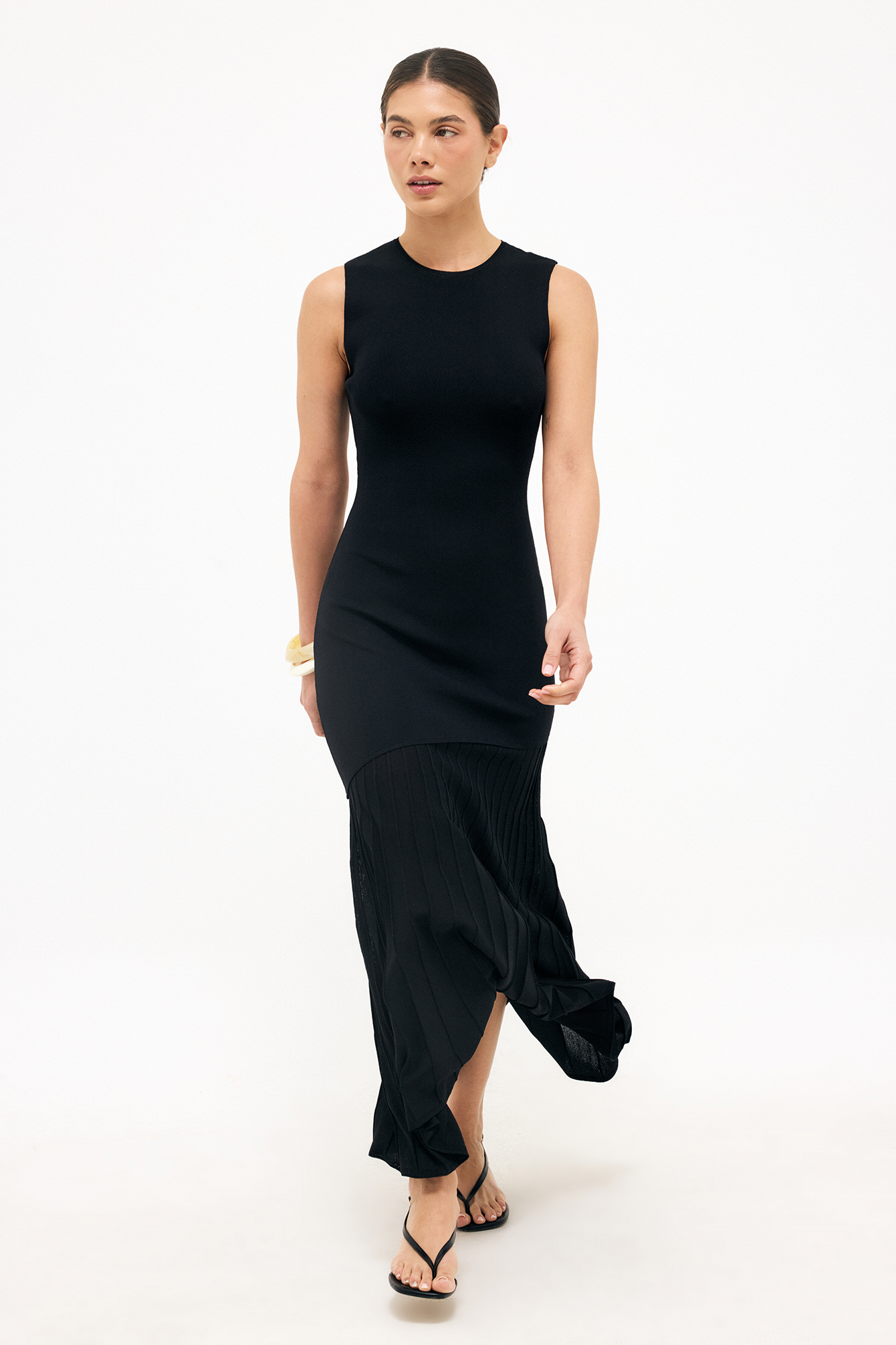 Womens Black Knitted Dresses | NA-KD