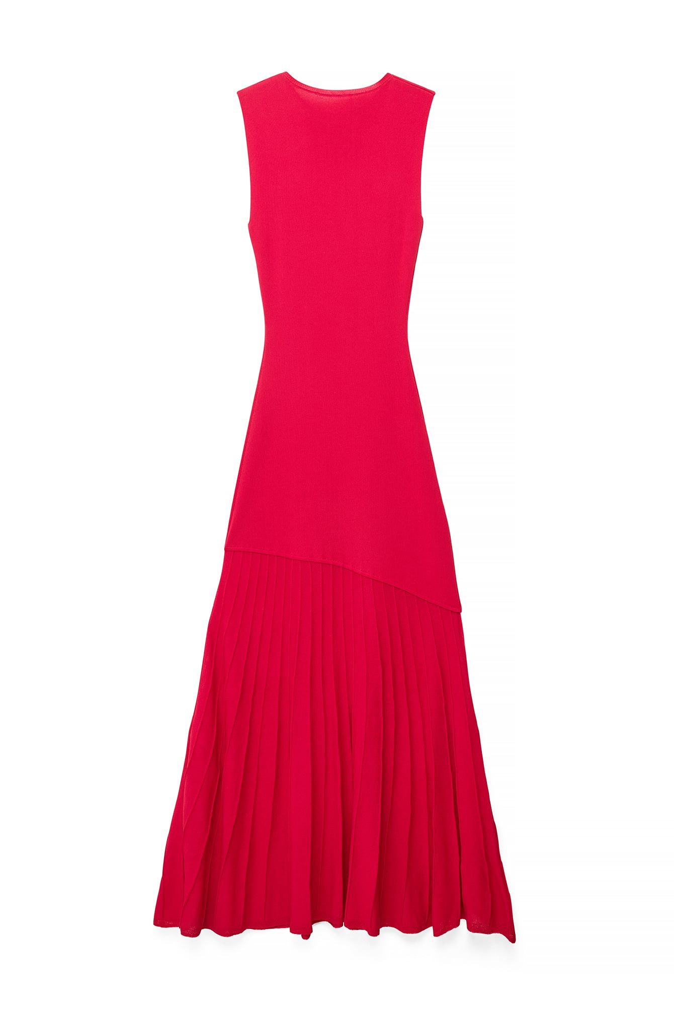 knee length dresses for ladies Naked Sleeveless Draped Midi Dress – Naked Wardrobe main image 1