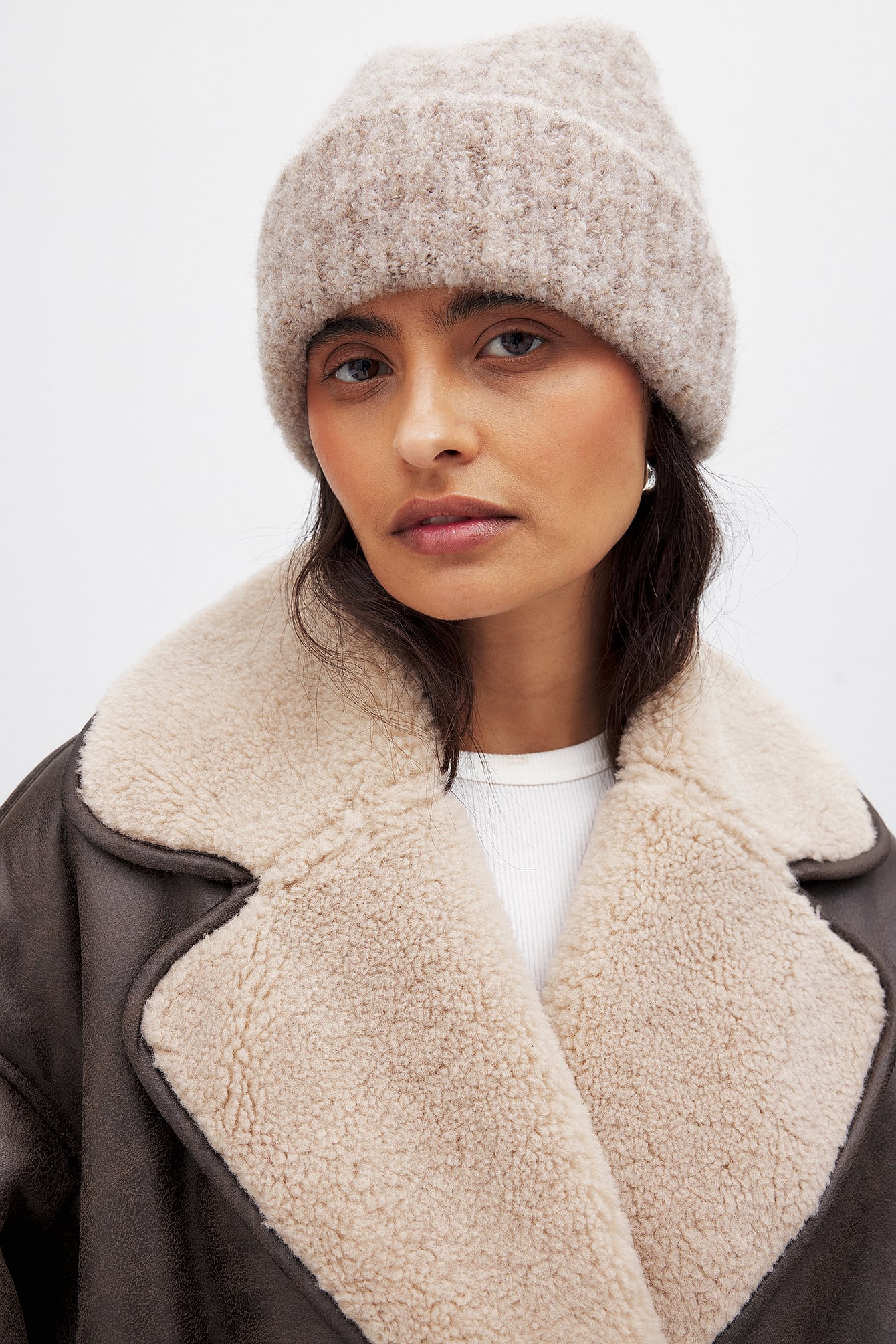 Beanie-Mütze - Hüte & Mützen - Beige - One Size - NA-KD / NAKD
