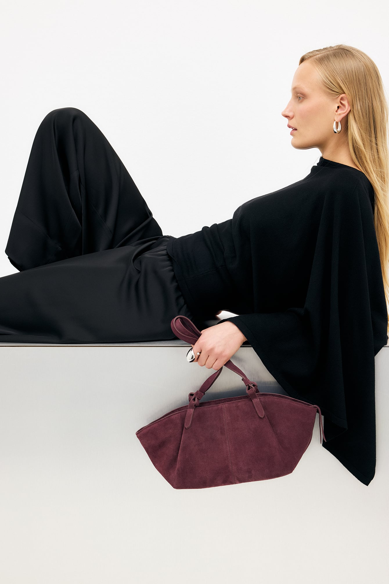 Gebreide Cape Top - Gebreide Tops - Zwart - S - NA-KD / NAKD