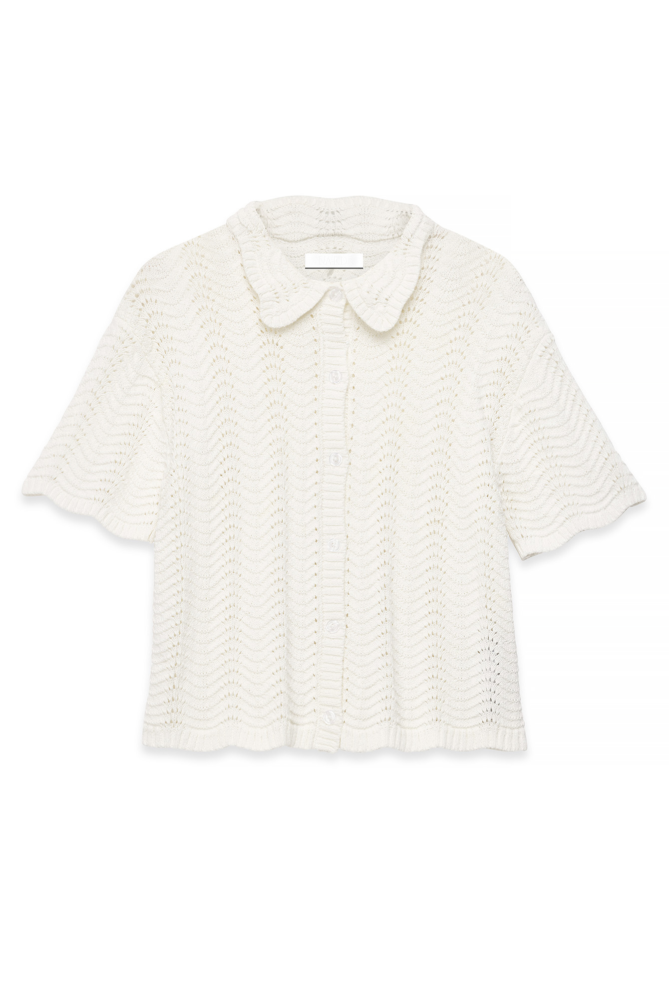 Knitted Crochet Shorts Offwhite | NA-KD