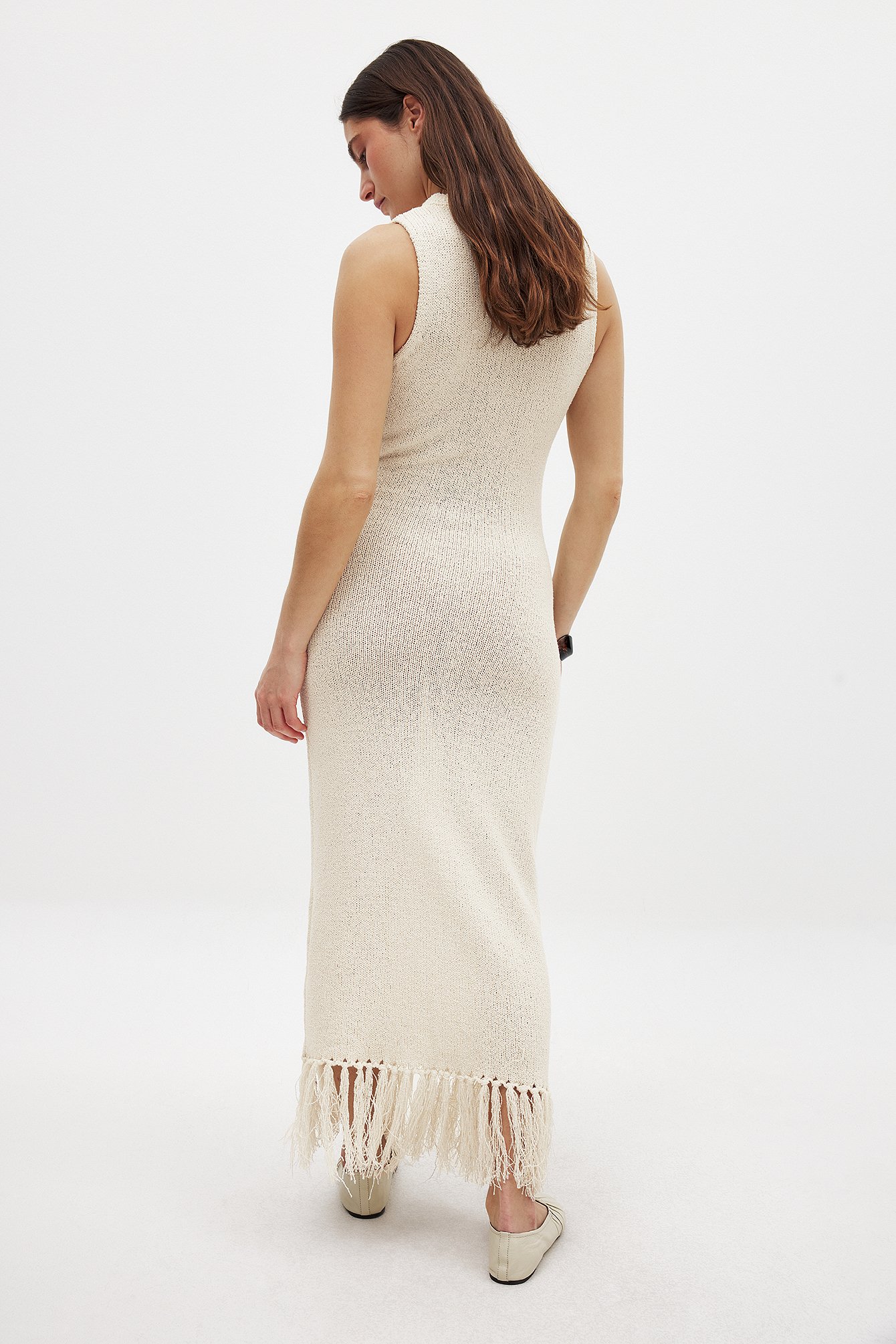 nakd deep back knitted maxi dress NAKD Knitted Open Back Maxi Dress