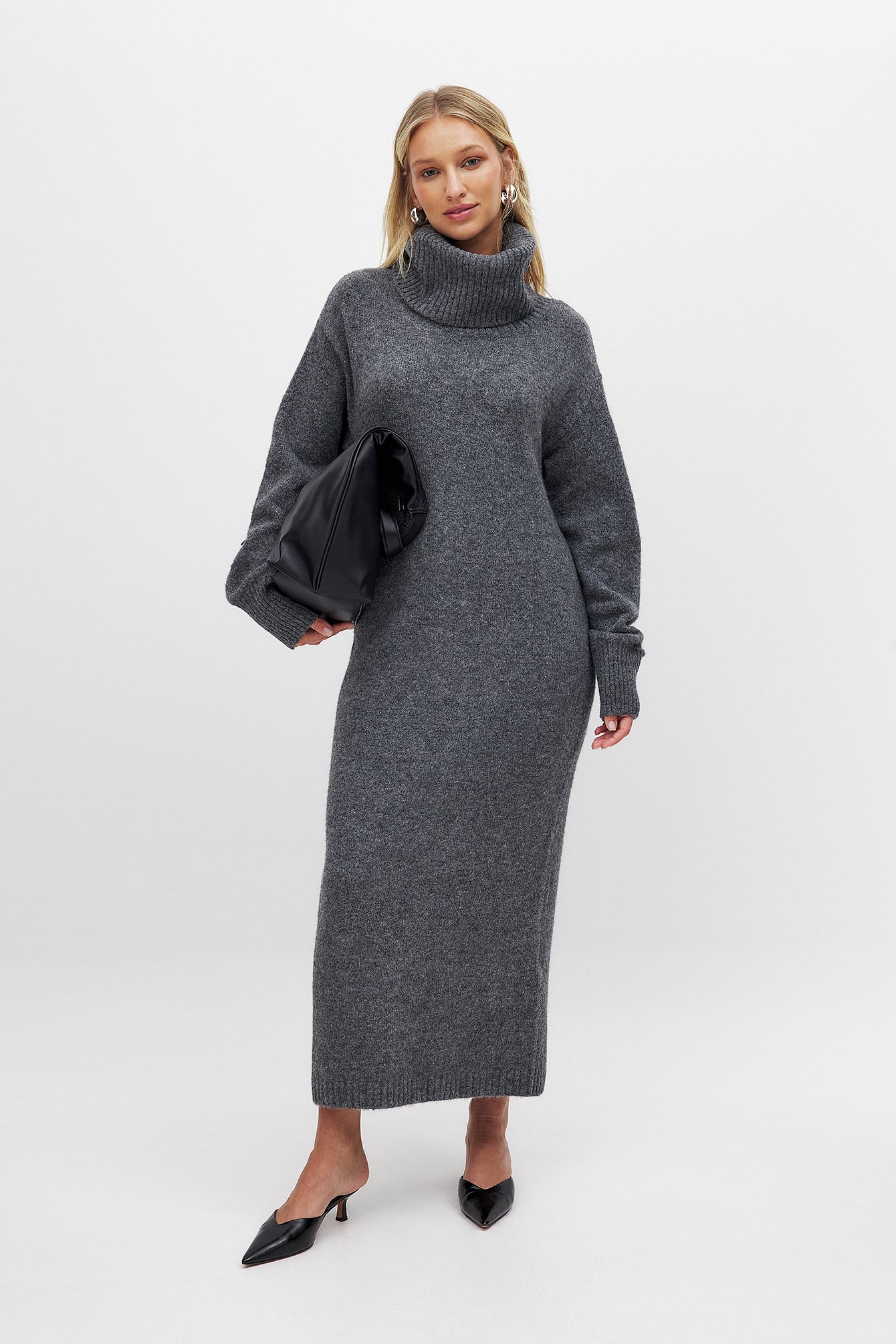 Marica Turtle Tie Knit Dress