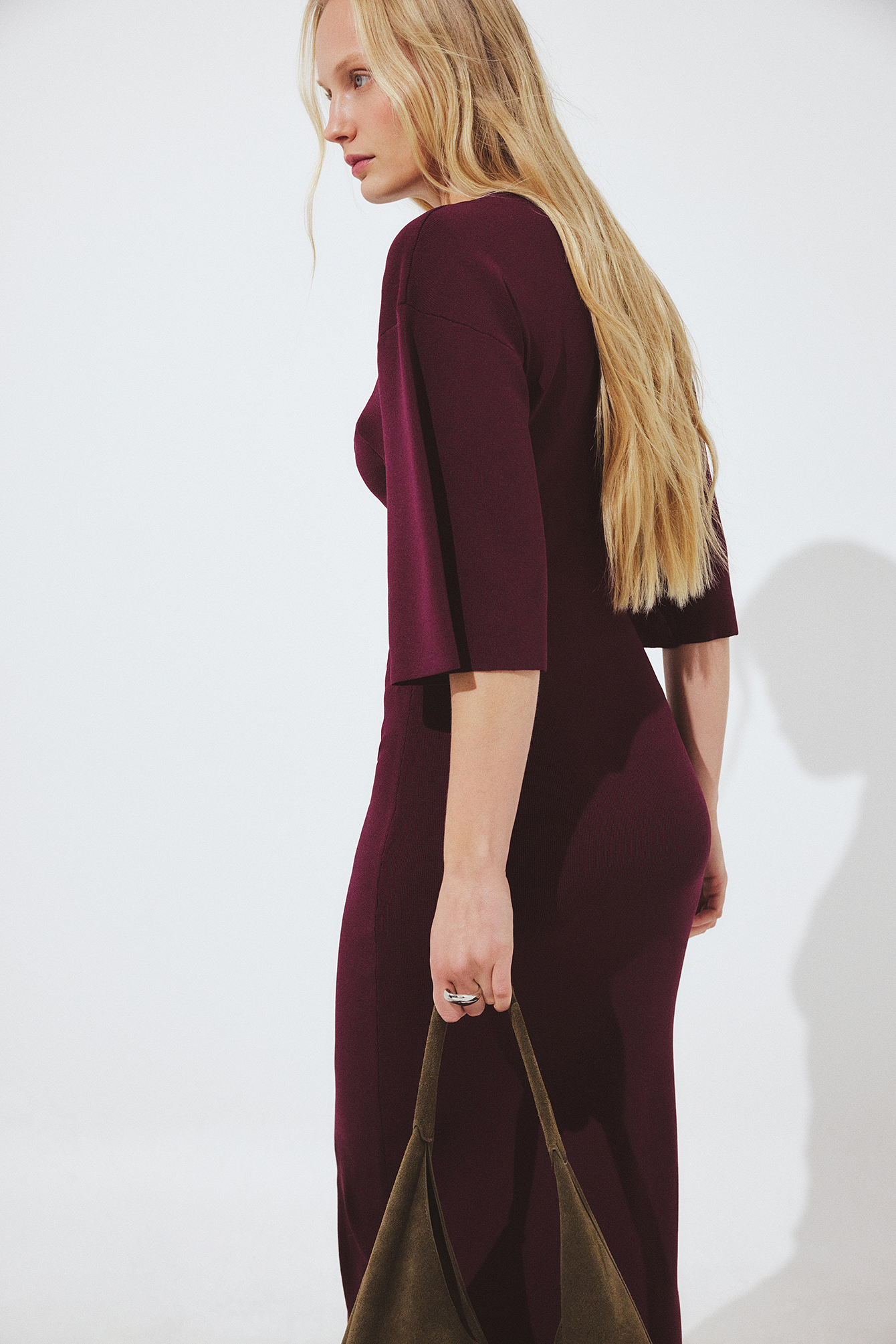 striped balloon sleeve maxi dress store na kd Balloon Sleeve Maxi Dress Multicolor