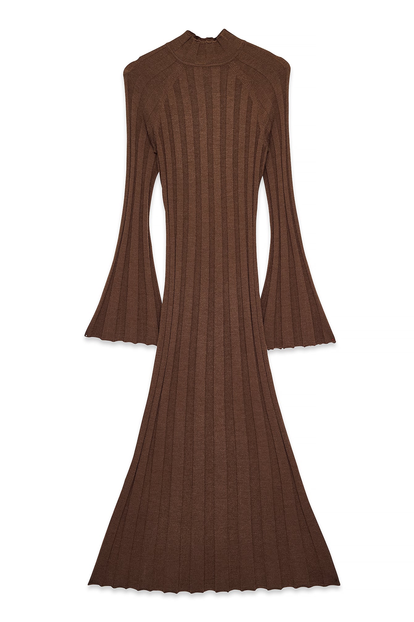 YAS Gebreide jurk met col, model 'MAVI' in donkerrood online kopen | P&C YAS Gebreide jurk met col, model 'MAVI' in donkerrood online kopen | P&C