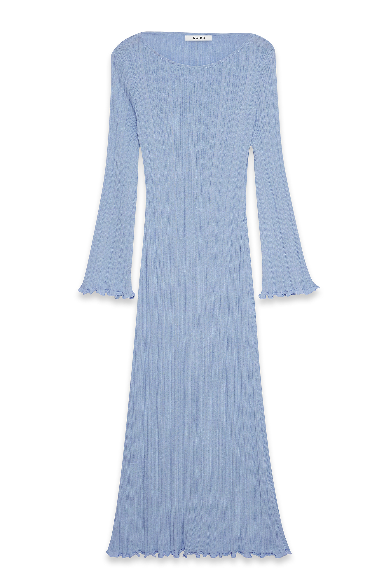 Fine Knitted Maxi Dress Beige | NA-KD