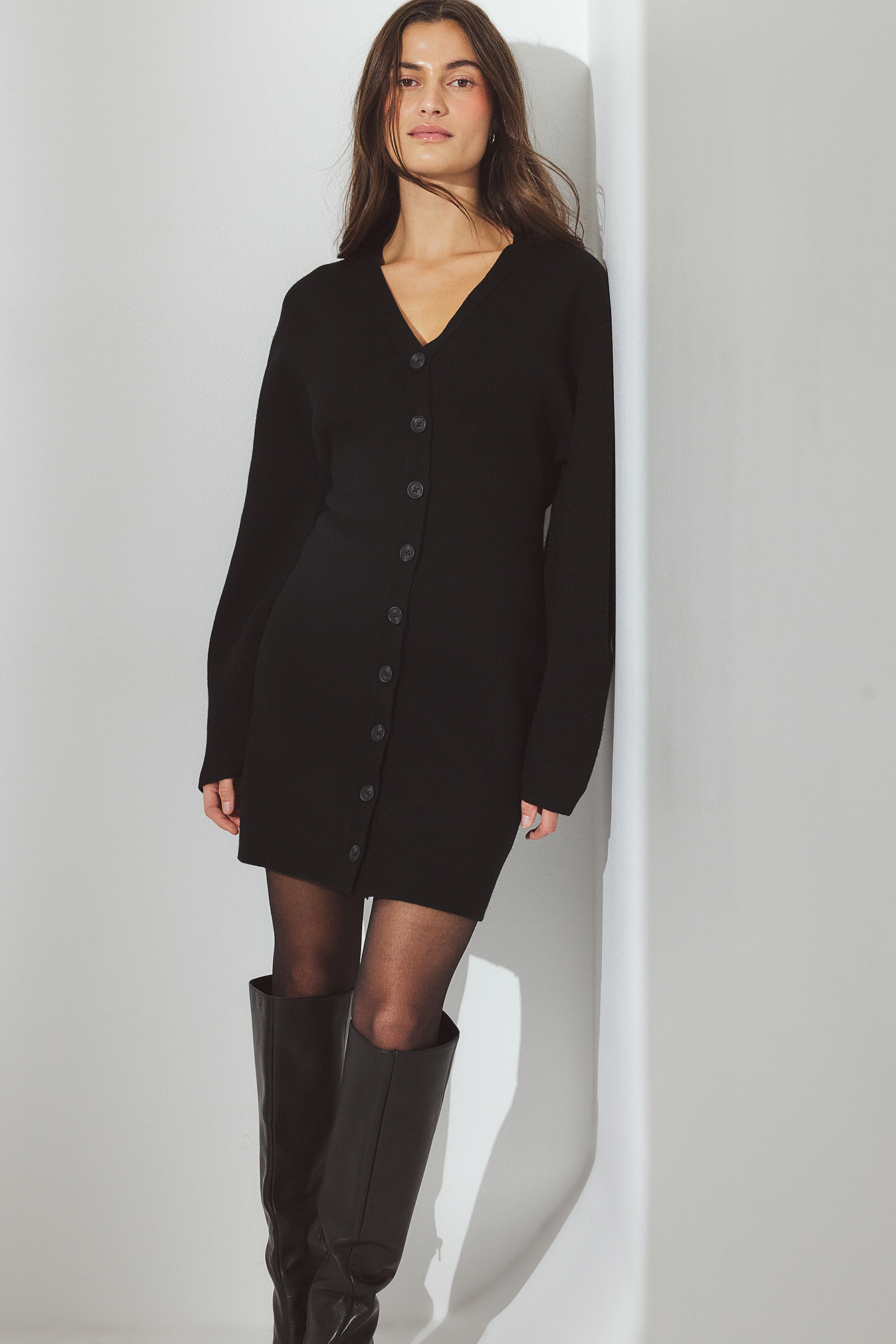 Womens Black Long Sleeve Dresses | NA-KD Womens Black Long Sleeve Dresses | NA-KD