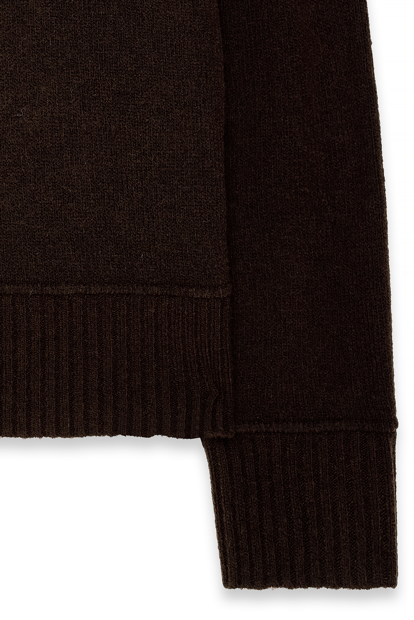 ニット/セーター digne wool turtle - black Turtleneck Henley in CHARCOAL | alexanderwang®