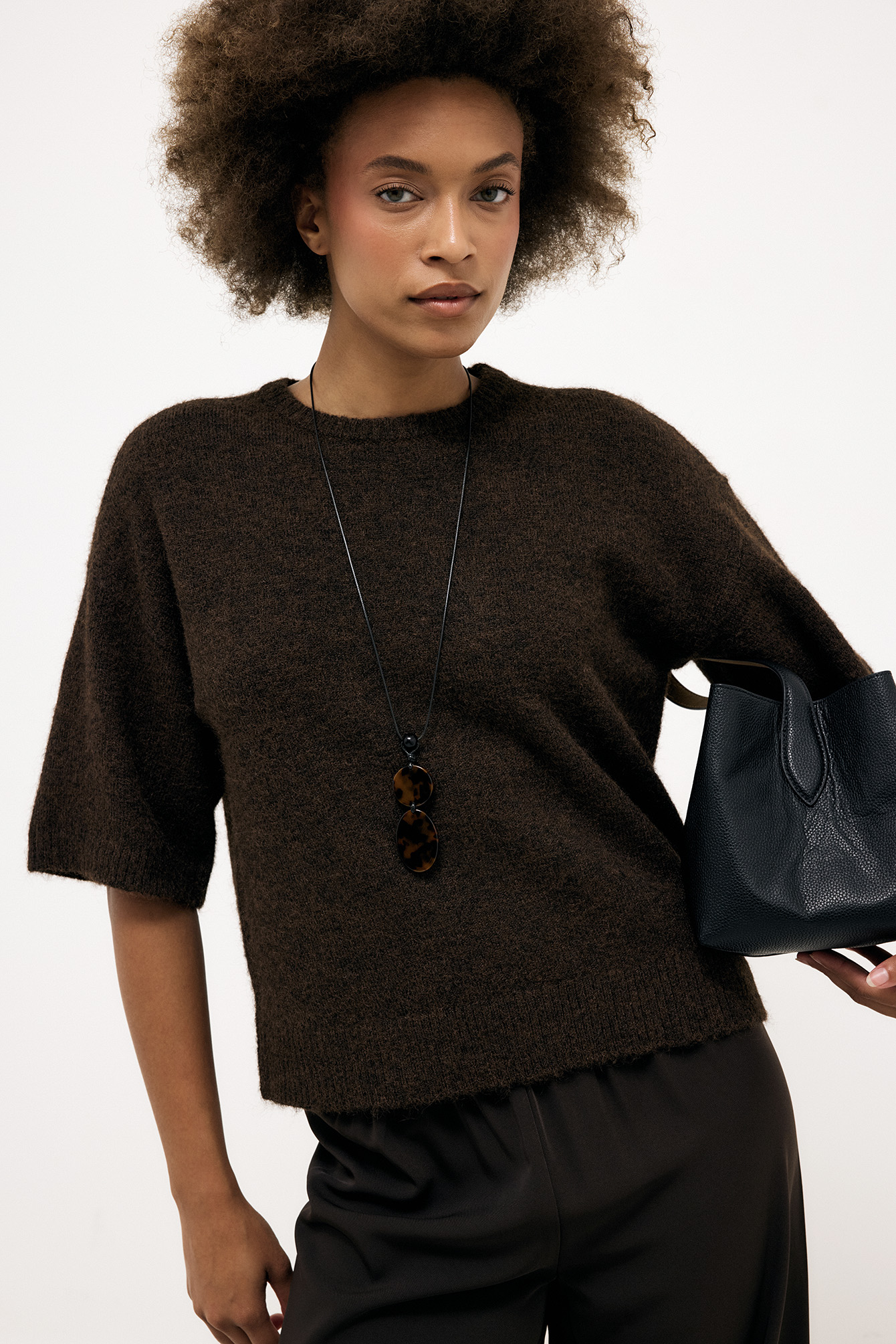 Knitted T-shirt Sweater