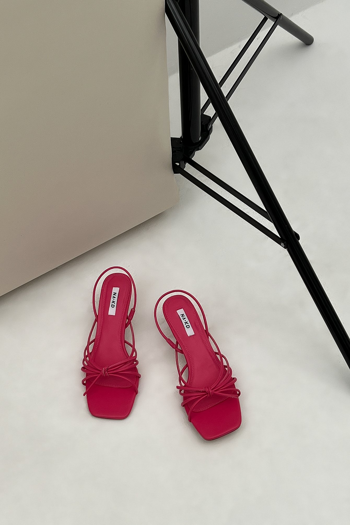 NA-KD Shoes Slingback sandaler - Pink