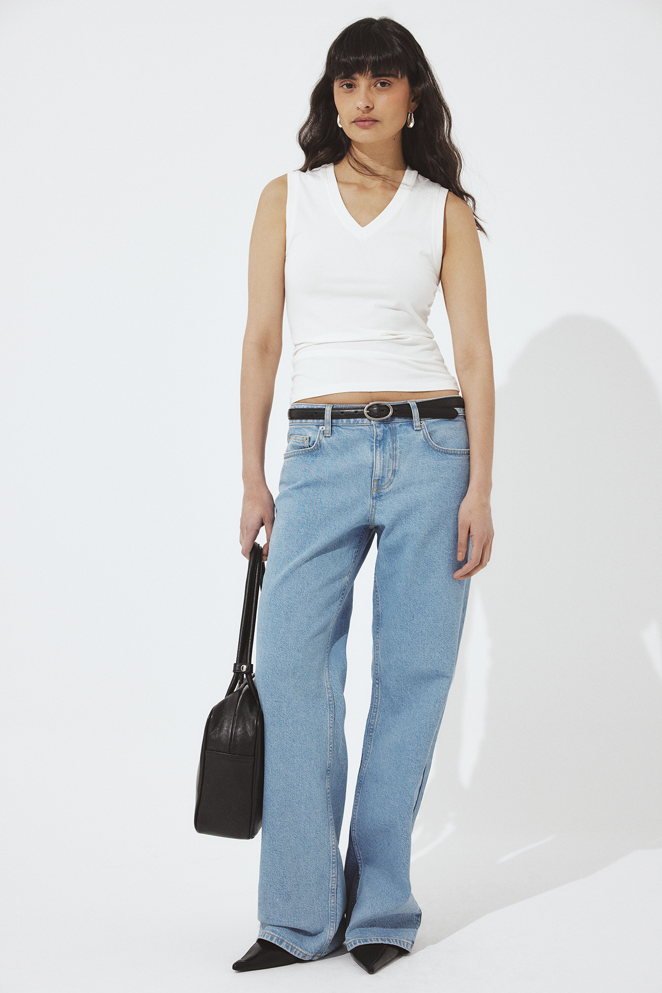Lane vaqueros de talle bajo - Low Waist Jeans - Blue - EU 34 - NA-KD / NAKD