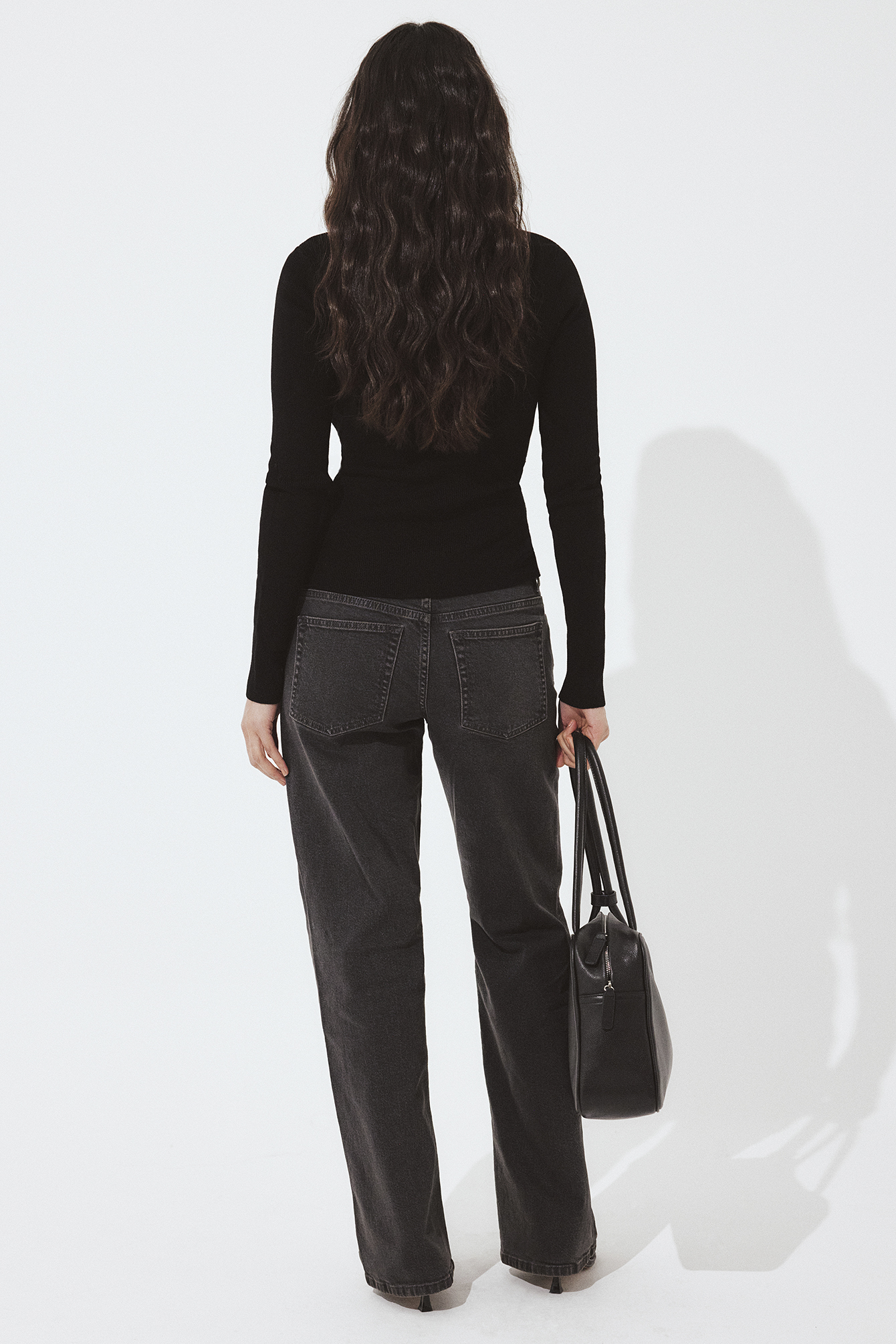 Lane vaqueros de talle bajo - Low Waist Jeans - Grey - EU 34 - NA-KD / NAKD