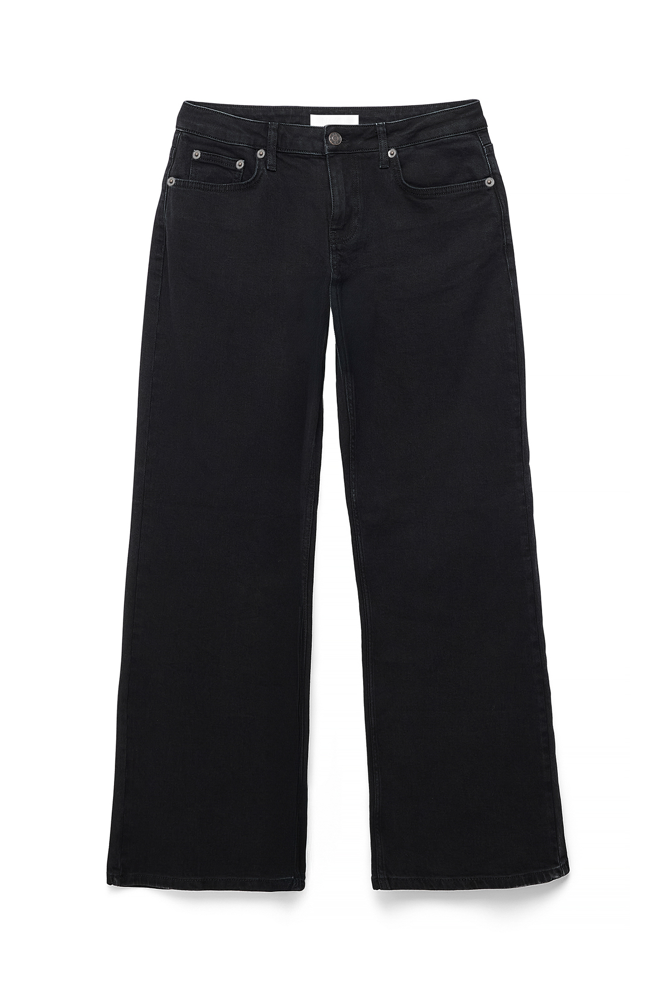 Washed Black Lane Low Waist Jeans