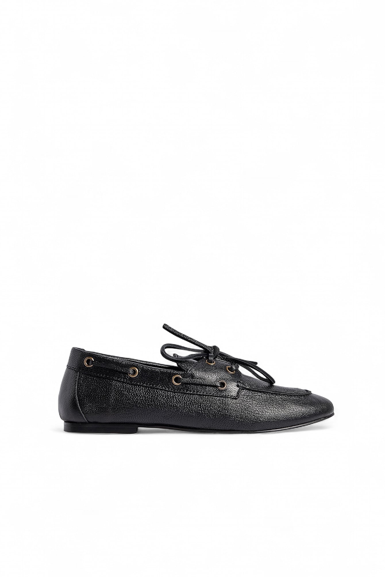 Premium Selection Leather Boat Shoes - Flats - Black - EU 36 - NA-KD / NAKD