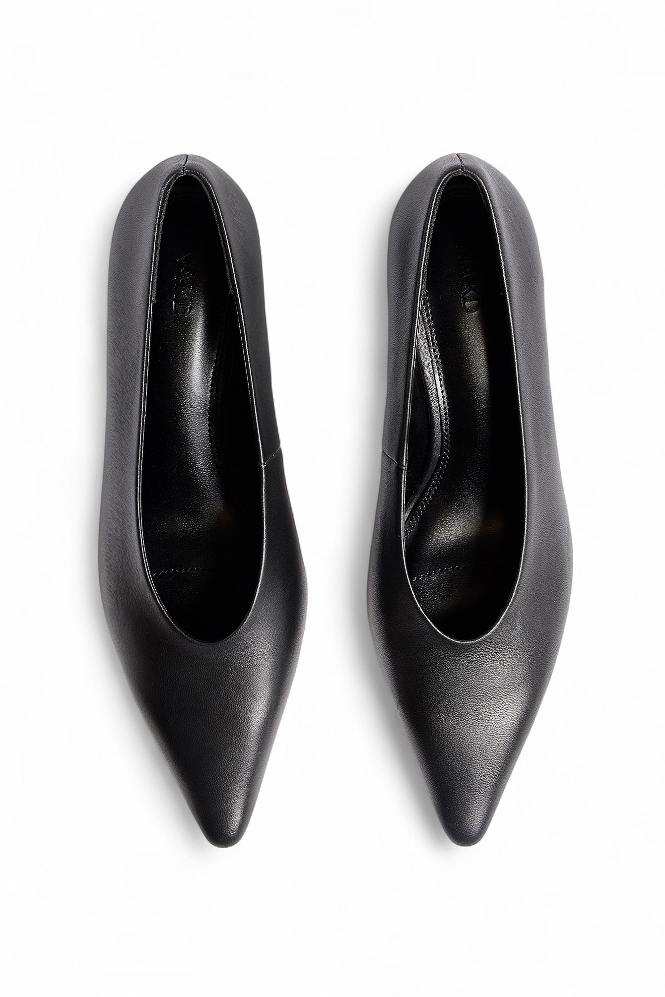 NA-KD Leather Pumps - New Years Eve Shoes - Black - EU 41 - NA-KD / NAKD