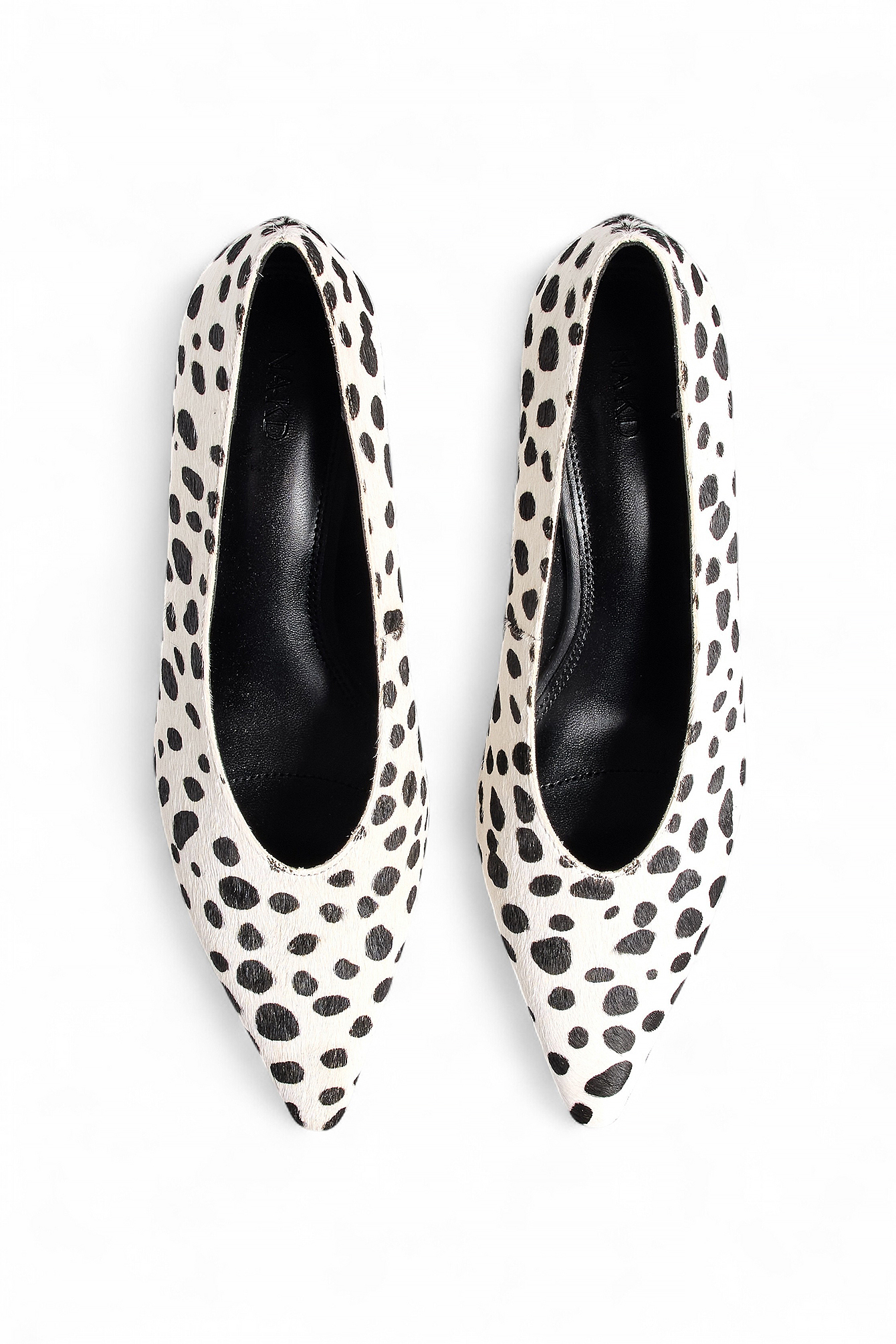 NA-KD Leather Pumps - Leather Shoes - Dotted - EU 38 - NA-KD / NAKD