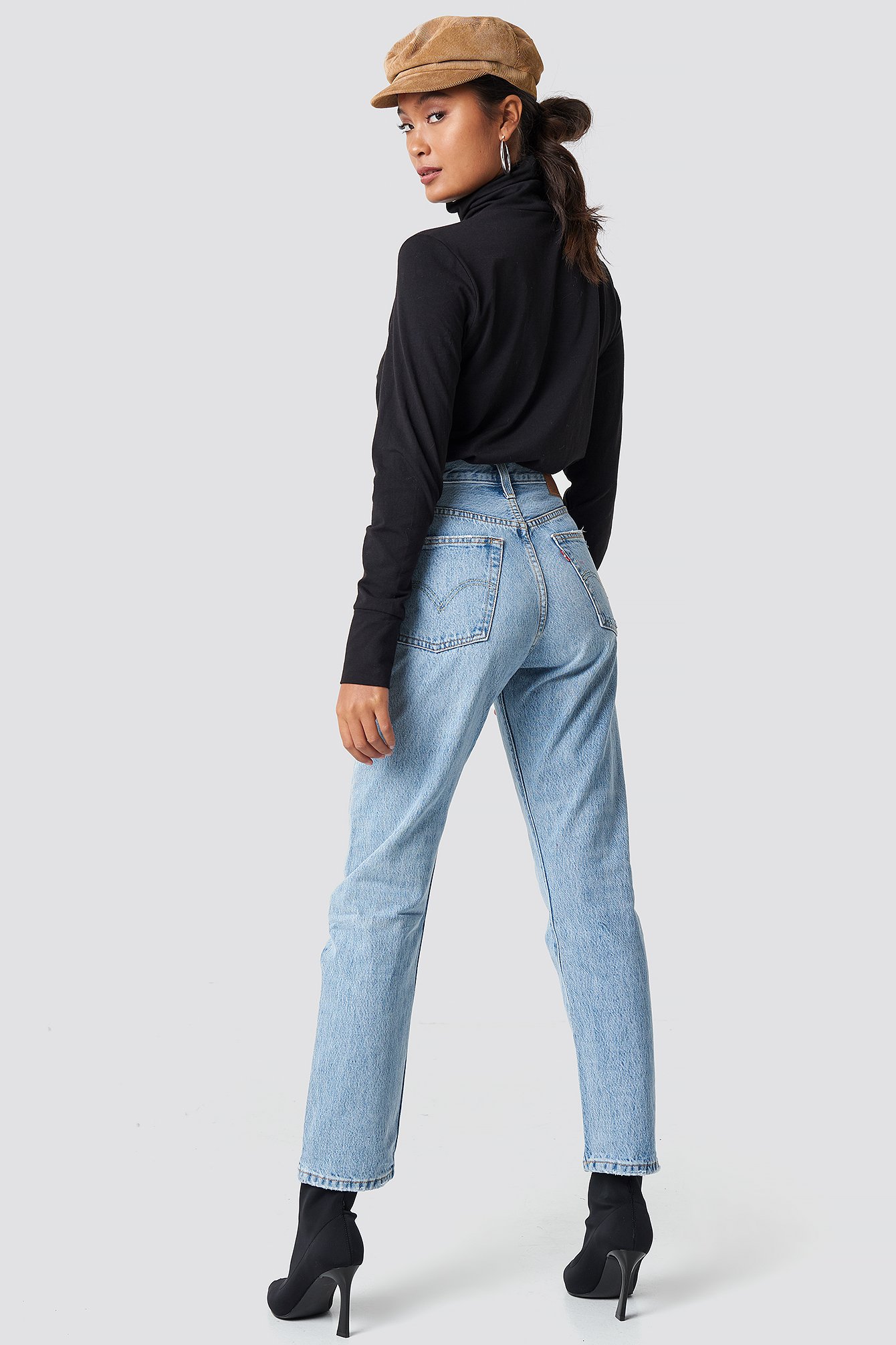 levi's 501 high waisted jeans
