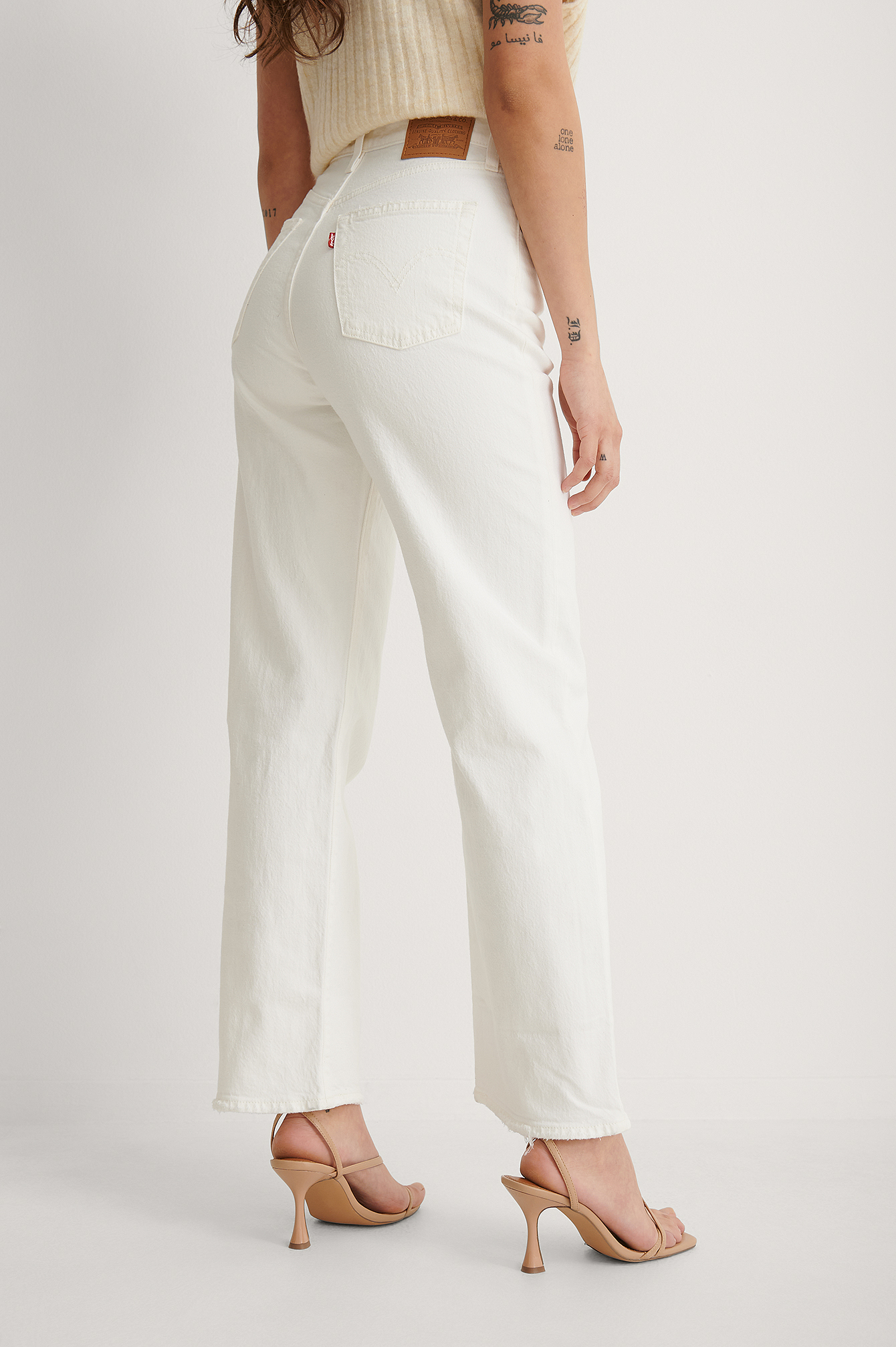 Womens White Ankle Jeans | na-kd.com